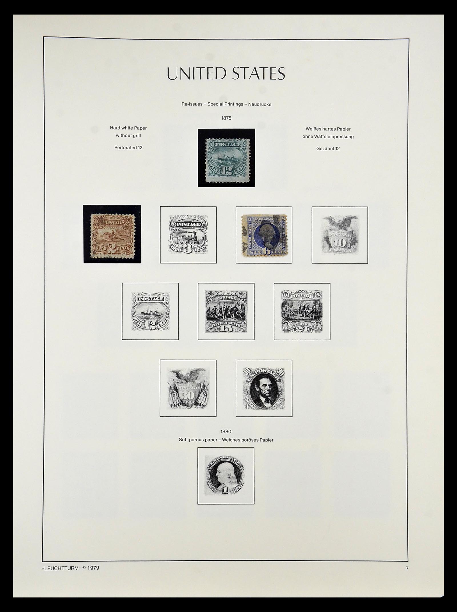 34910 008 - Postzegelverzameling 34910 USA 1851-1934.