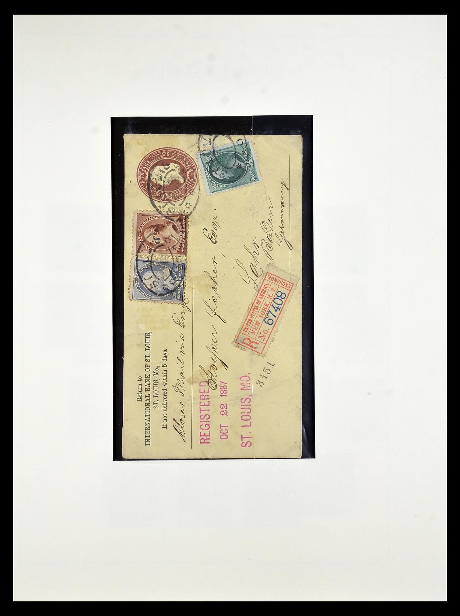 34910 011 - Stamp Collection 34910 USA 1851-1934.