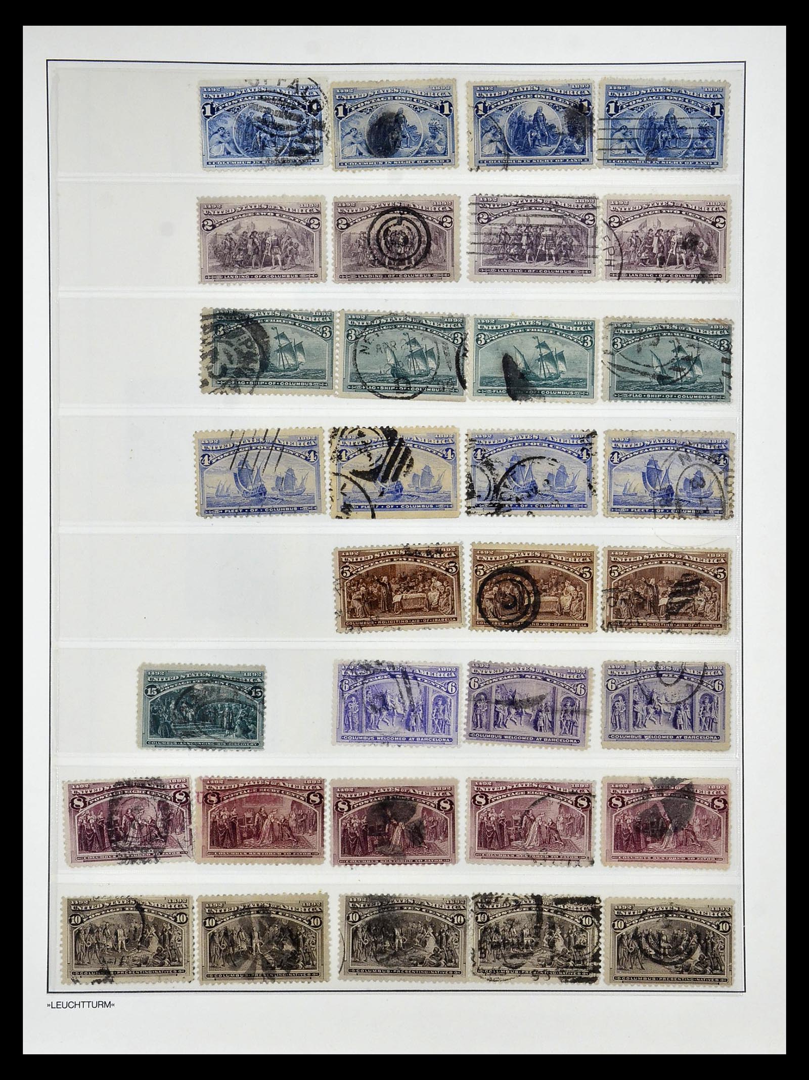 34910 018 - Postzegelverzameling 34910 USA 1851-1934.