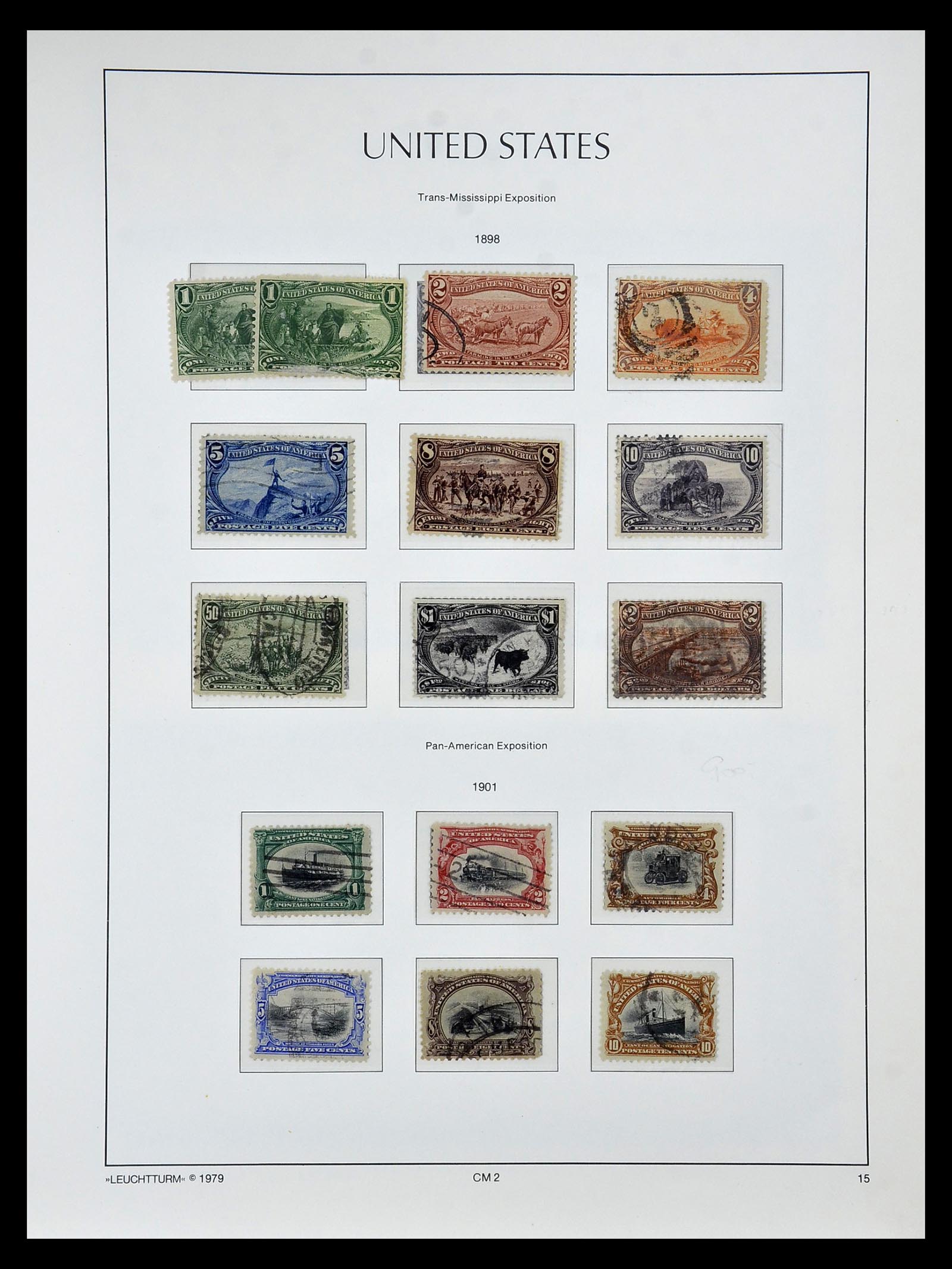 34910 021 - Stamp Collection 34910 USA 1851-1934.