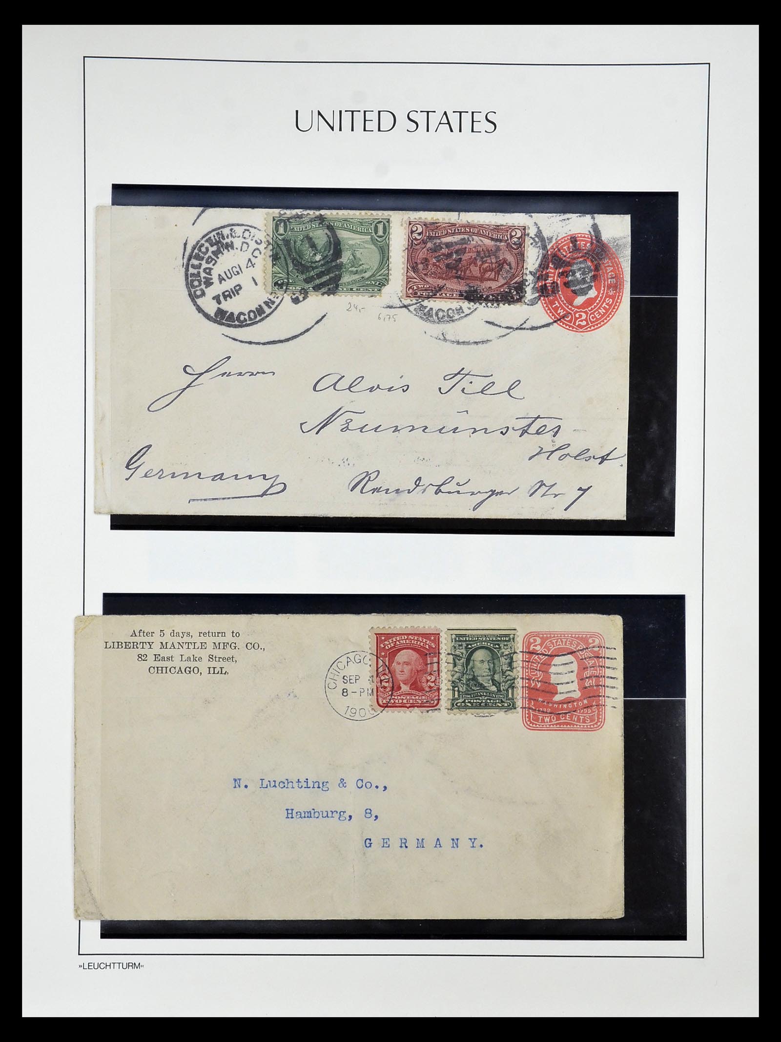 34910 022 - Stamp Collection 34910 USA 1851-1934.
