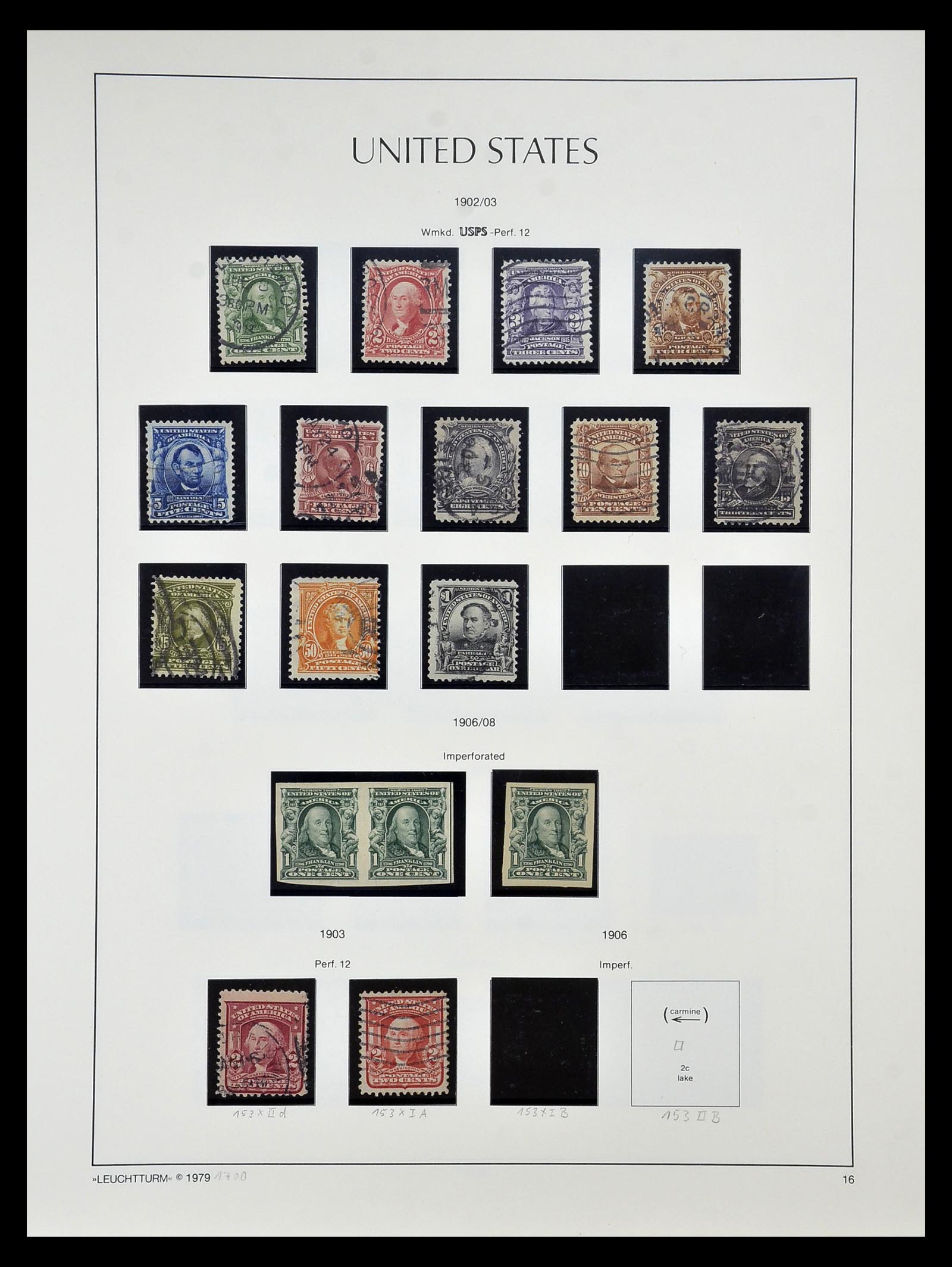 34910 024 - Stamp Collection 34910 USA 1851-1934.