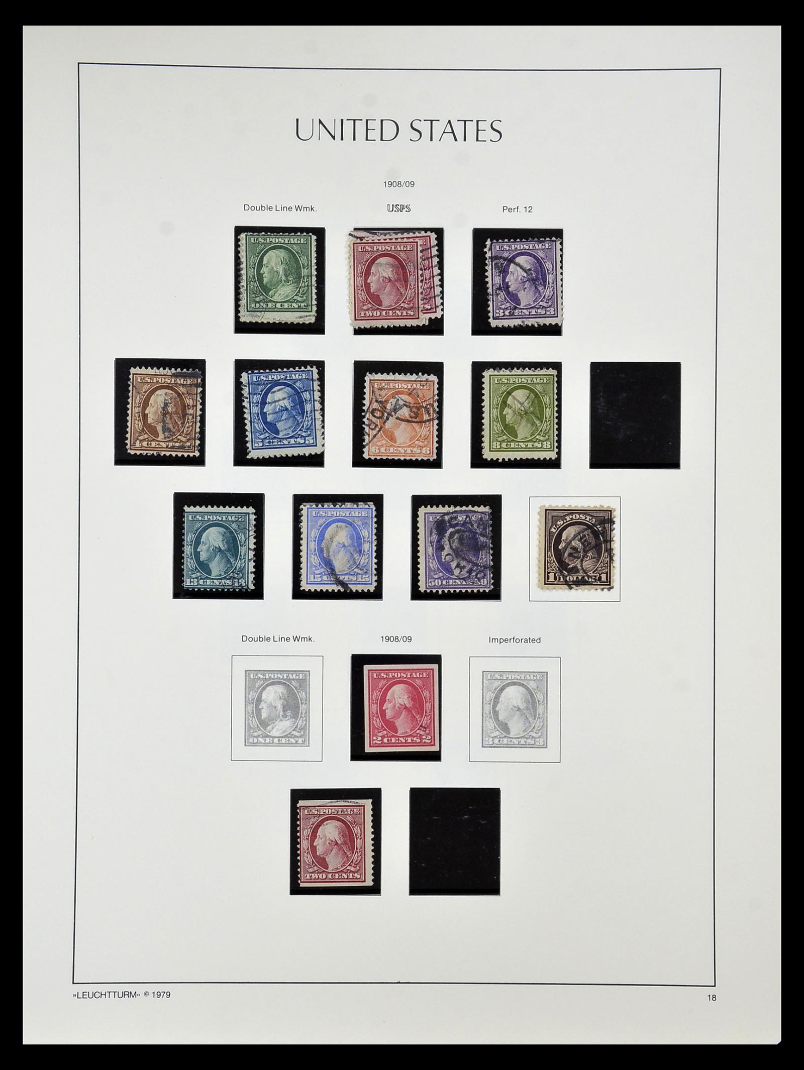 34910 026 - Stamp Collection 34910 USA 1851-1934.