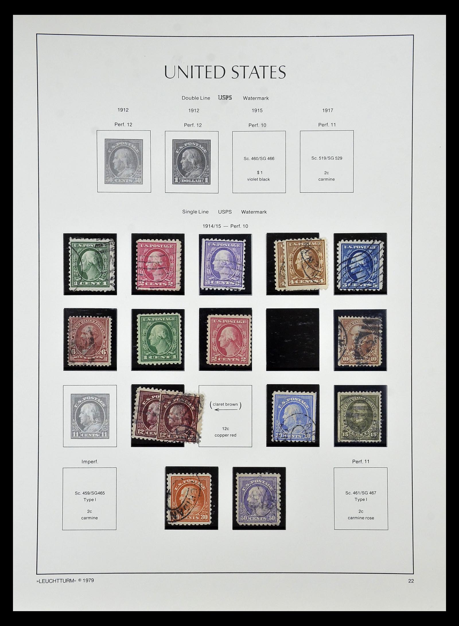 34910 029 - Stamp Collection 34910 USA 1851-1934.