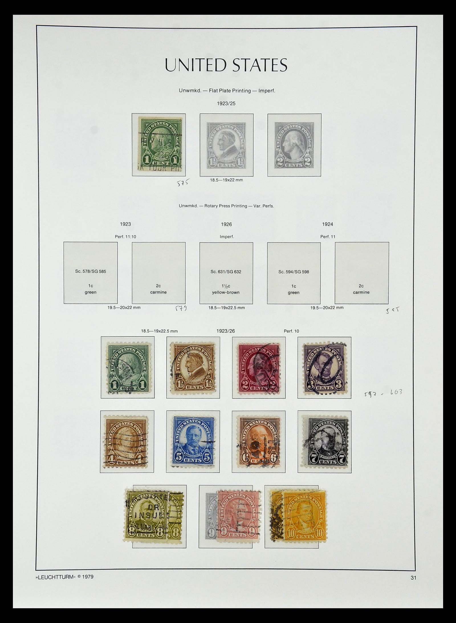34910 037 - Stamp Collection 34910 USA 1851-1934.