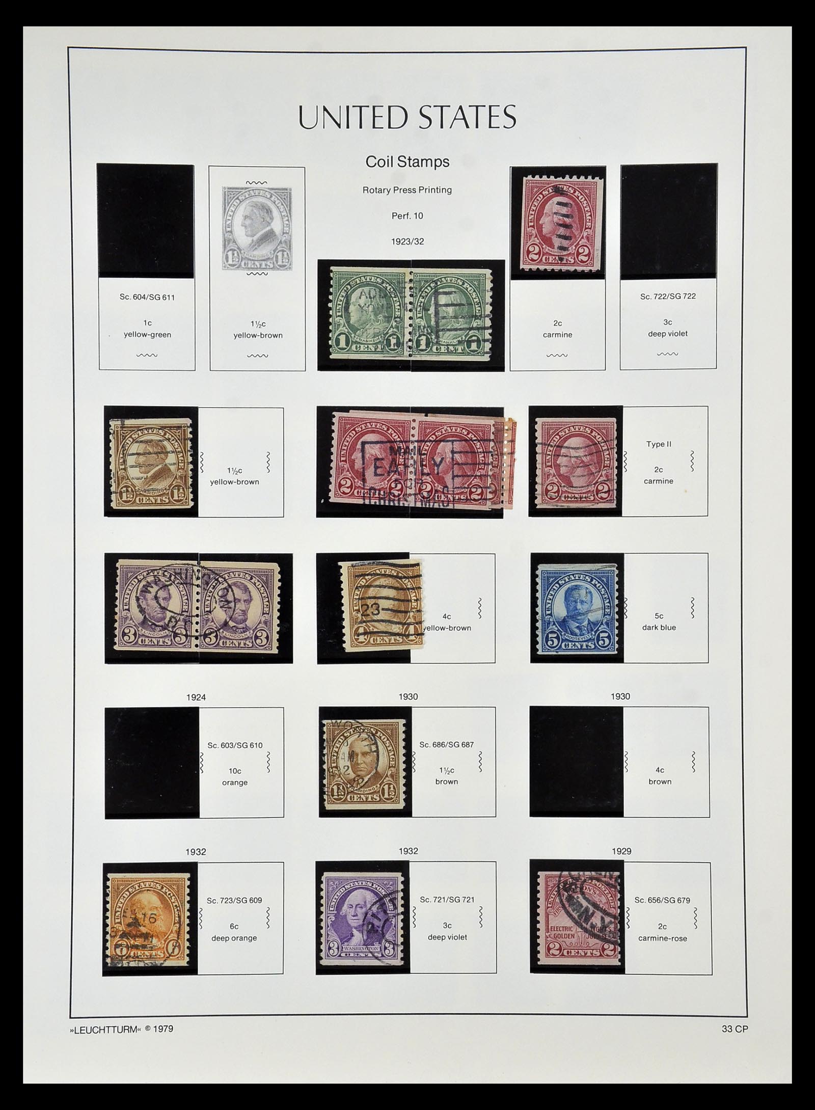 34910 039 - Stamp Collection 34910 USA 1851-1934.