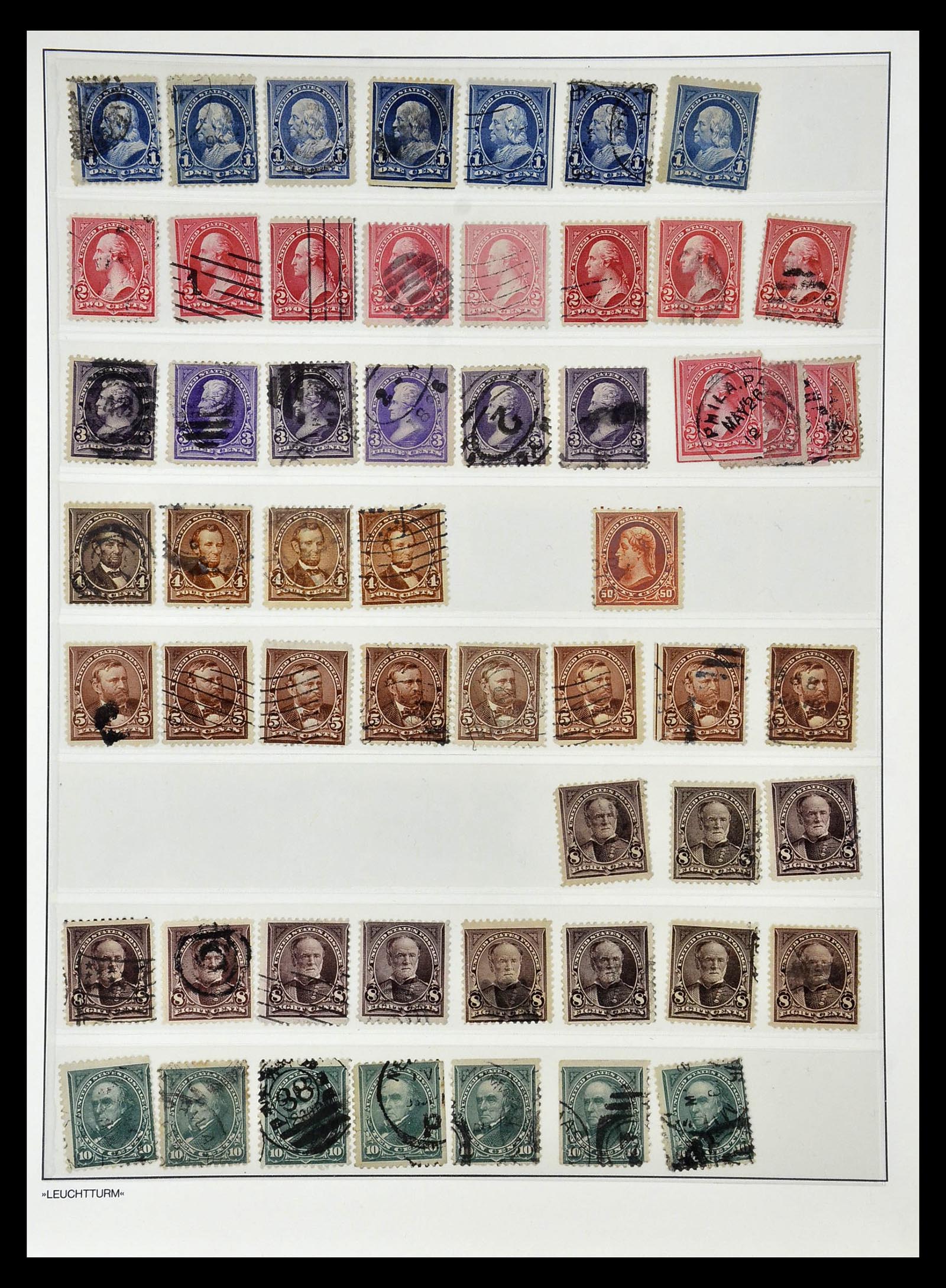 34910 040 - Stamp Collection 34910 USA 1851-1934.