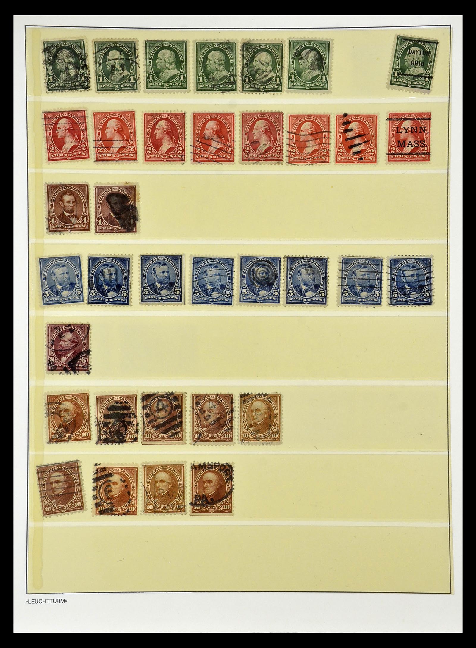 34910 041 - Stamp Collection 34910 USA 1851-1934.