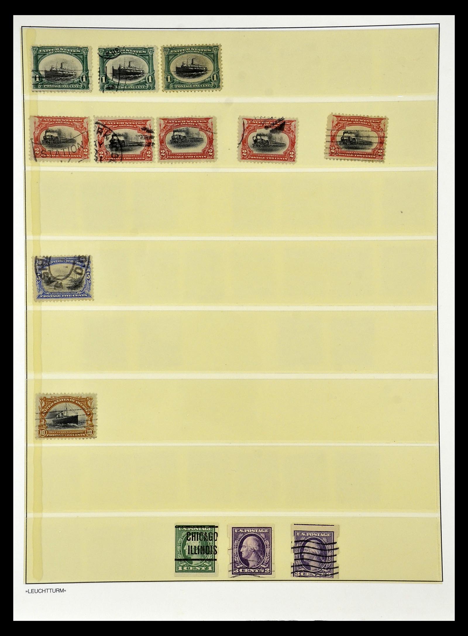 34910 043 - Stamp Collection 34910 USA 1851-1934.