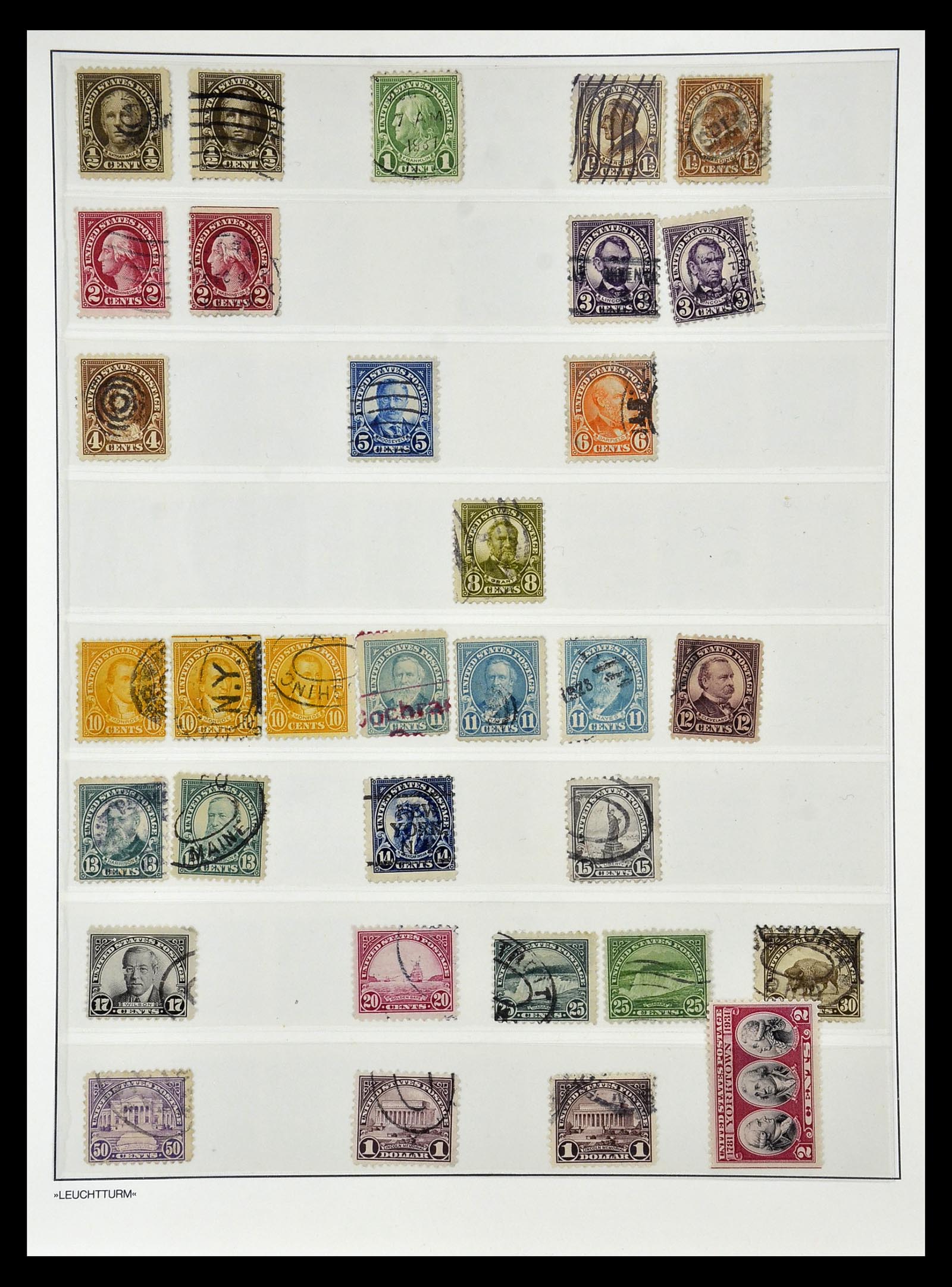34910 045 - Stamp Collection 34910 USA 1851-1934.