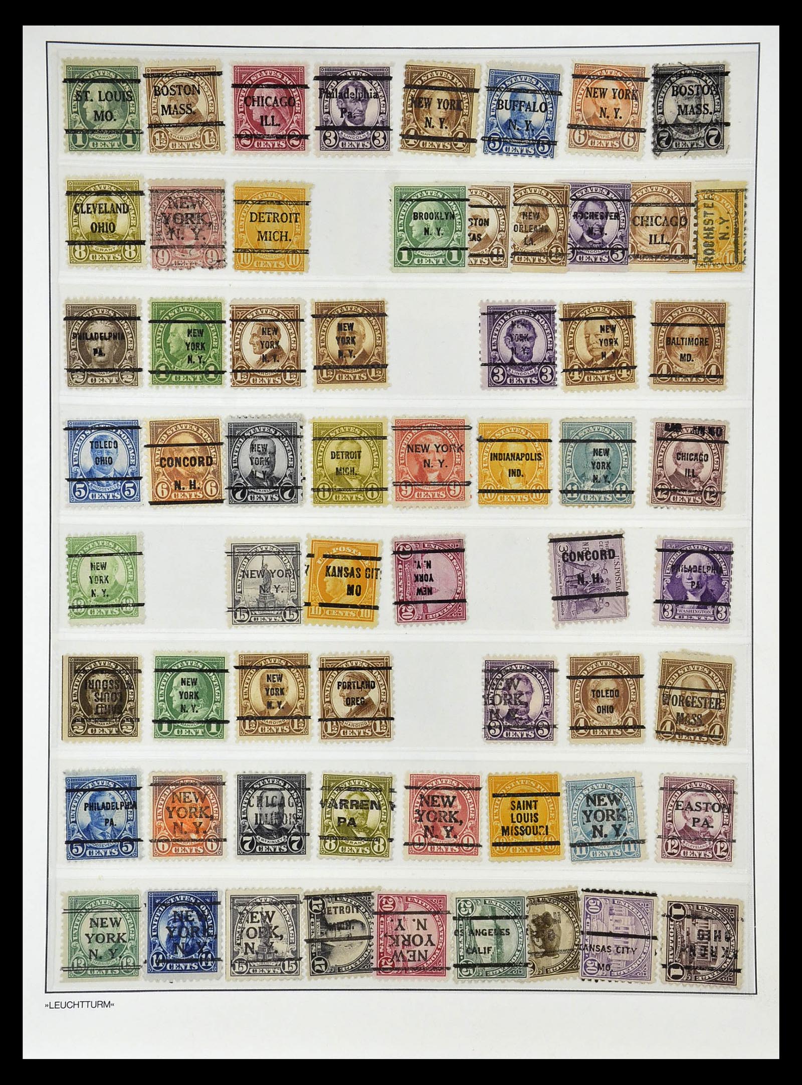 34910 046 - Stamp Collection 34910 USA 1851-1934.