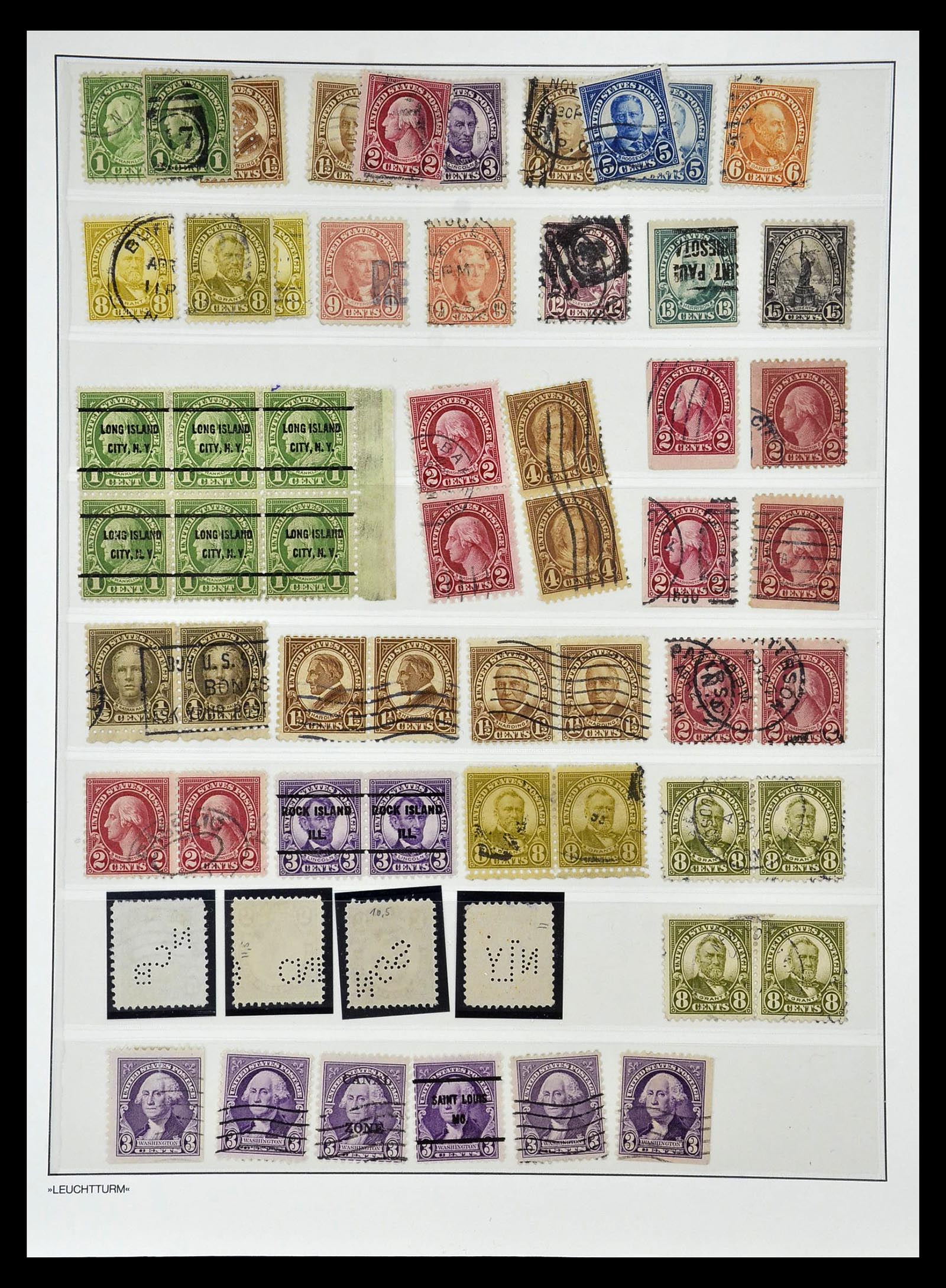 34910 047 - Stamp Collection 34910 USA 1851-1934.