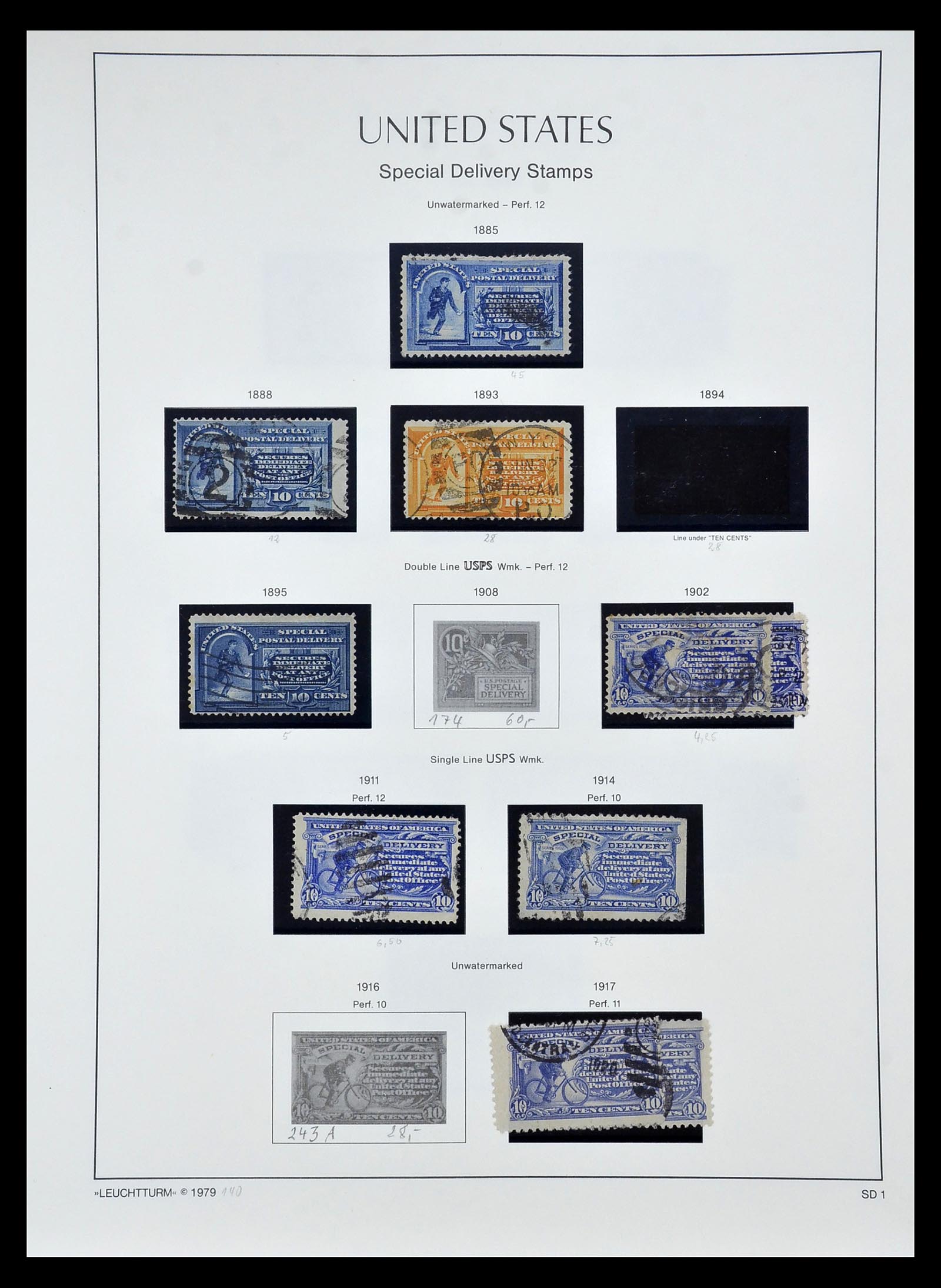 34910 049 - Stamp Collection 34910 USA 1851-1934.