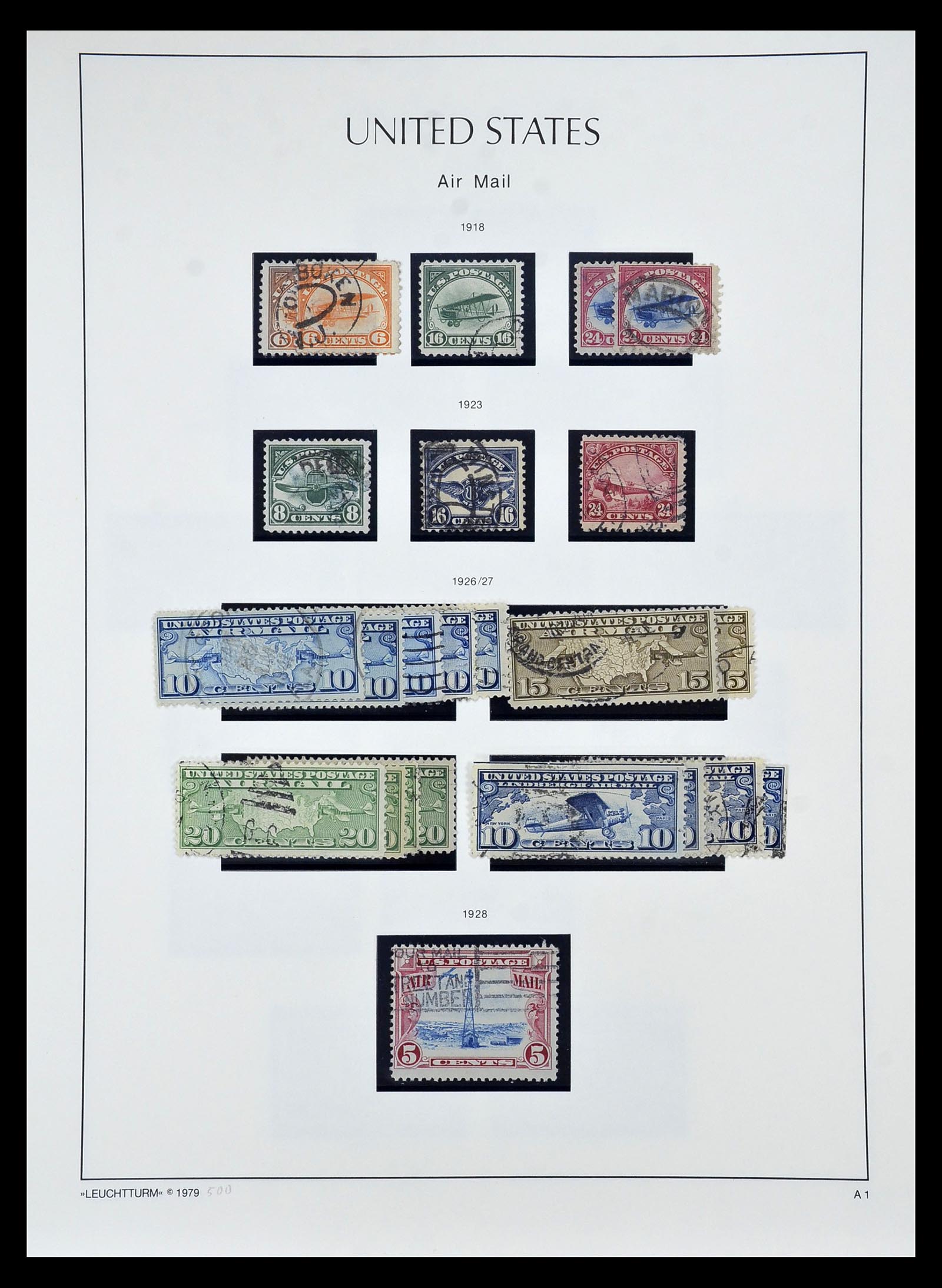 34910 050 - Stamp Collection 34910 USA 1851-1934.
