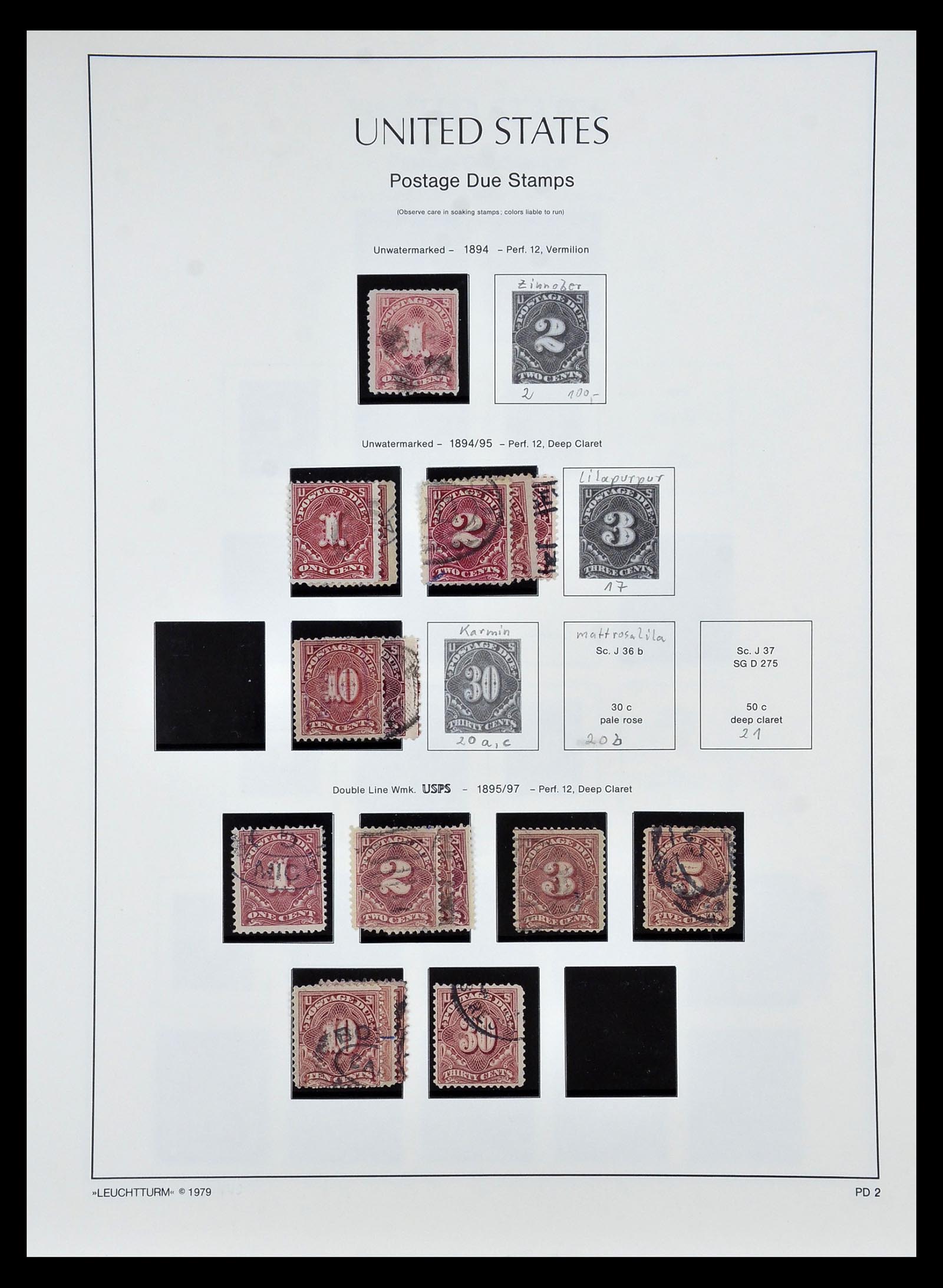 34910 052 - Stamp Collection 34910 USA 1851-1934.