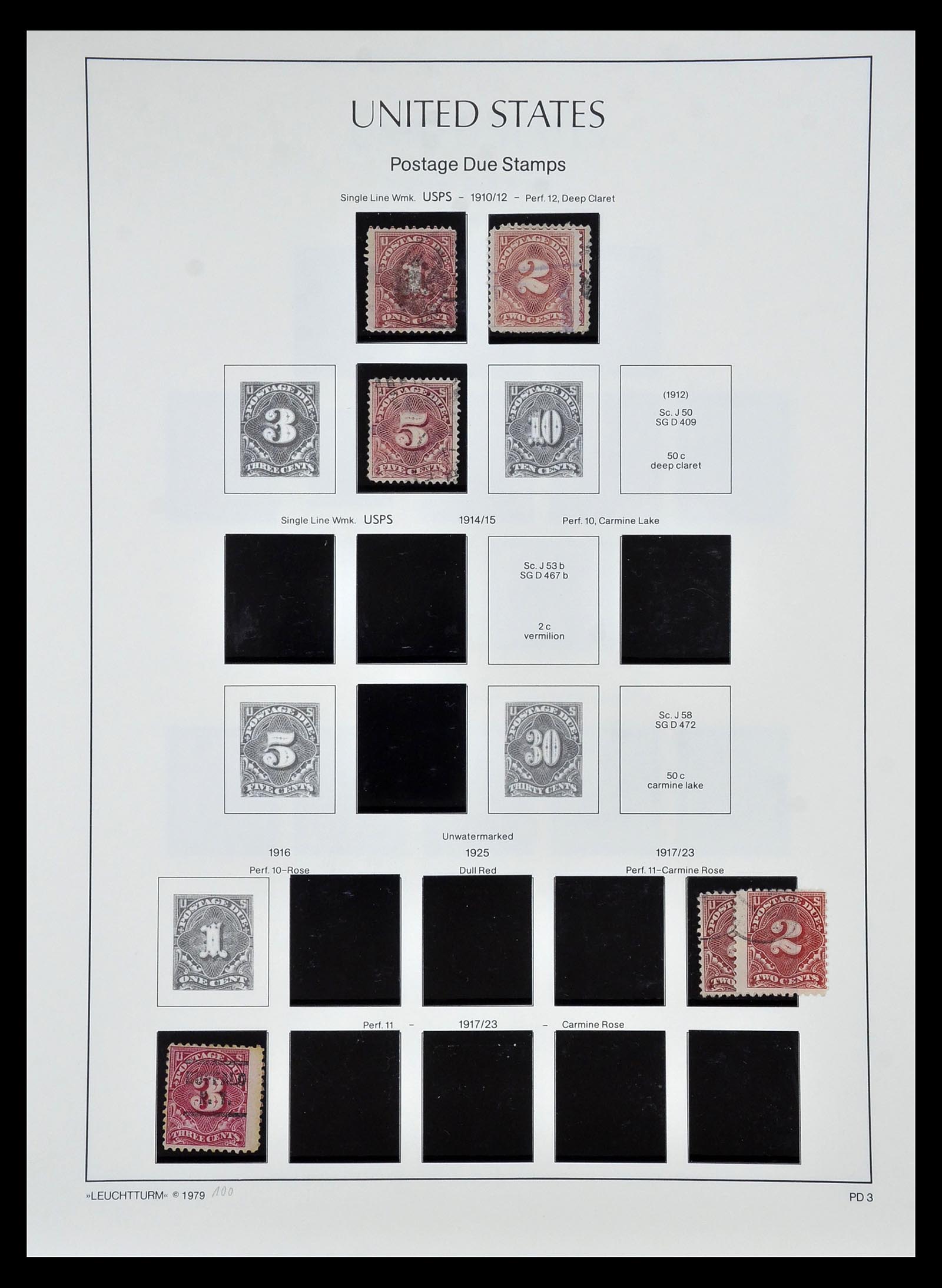 34910 053 - Stamp Collection 34910 USA 1851-1934.