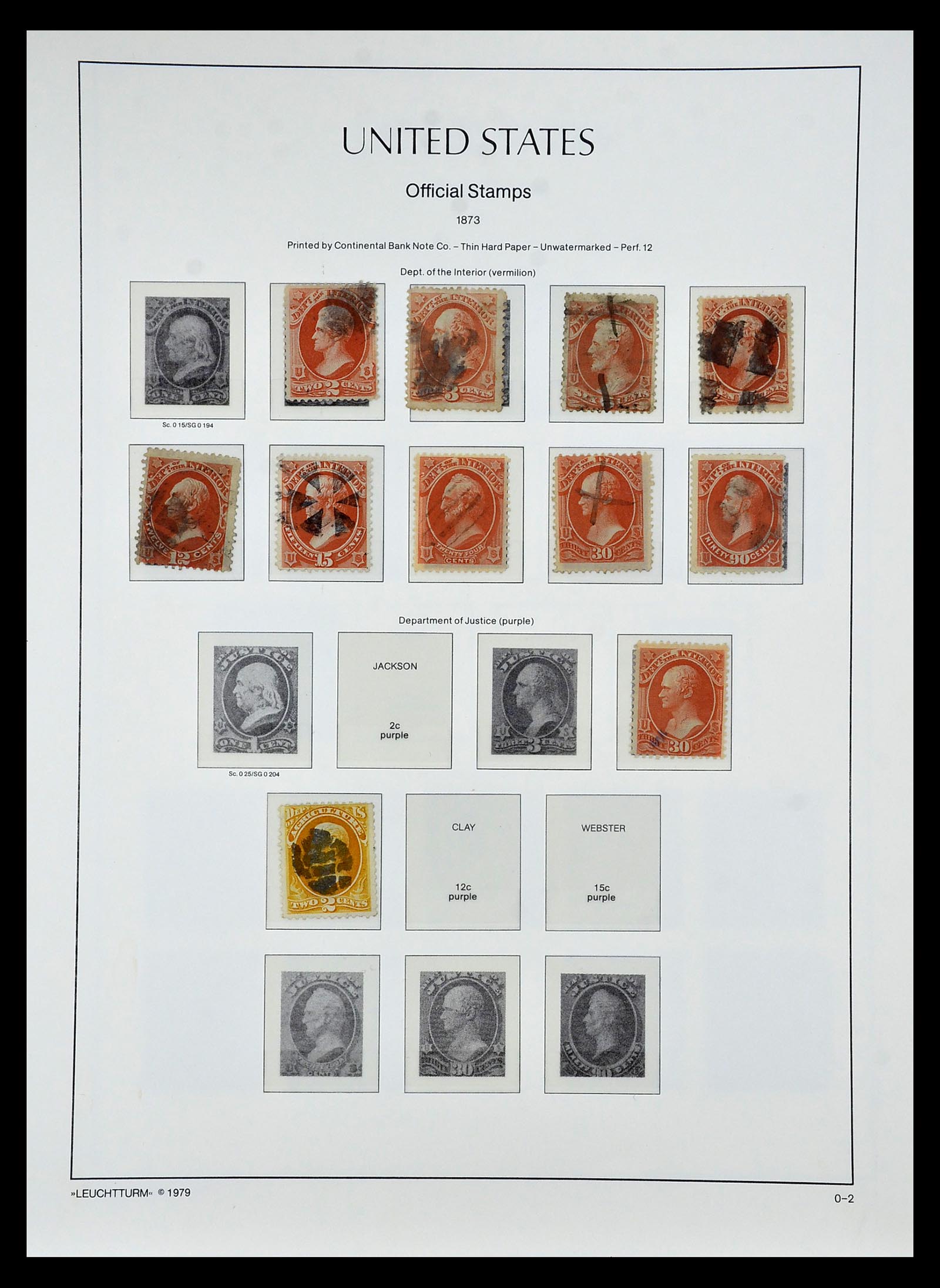 34910 056 - Stamp Collection 34910 USA 1851-1934.