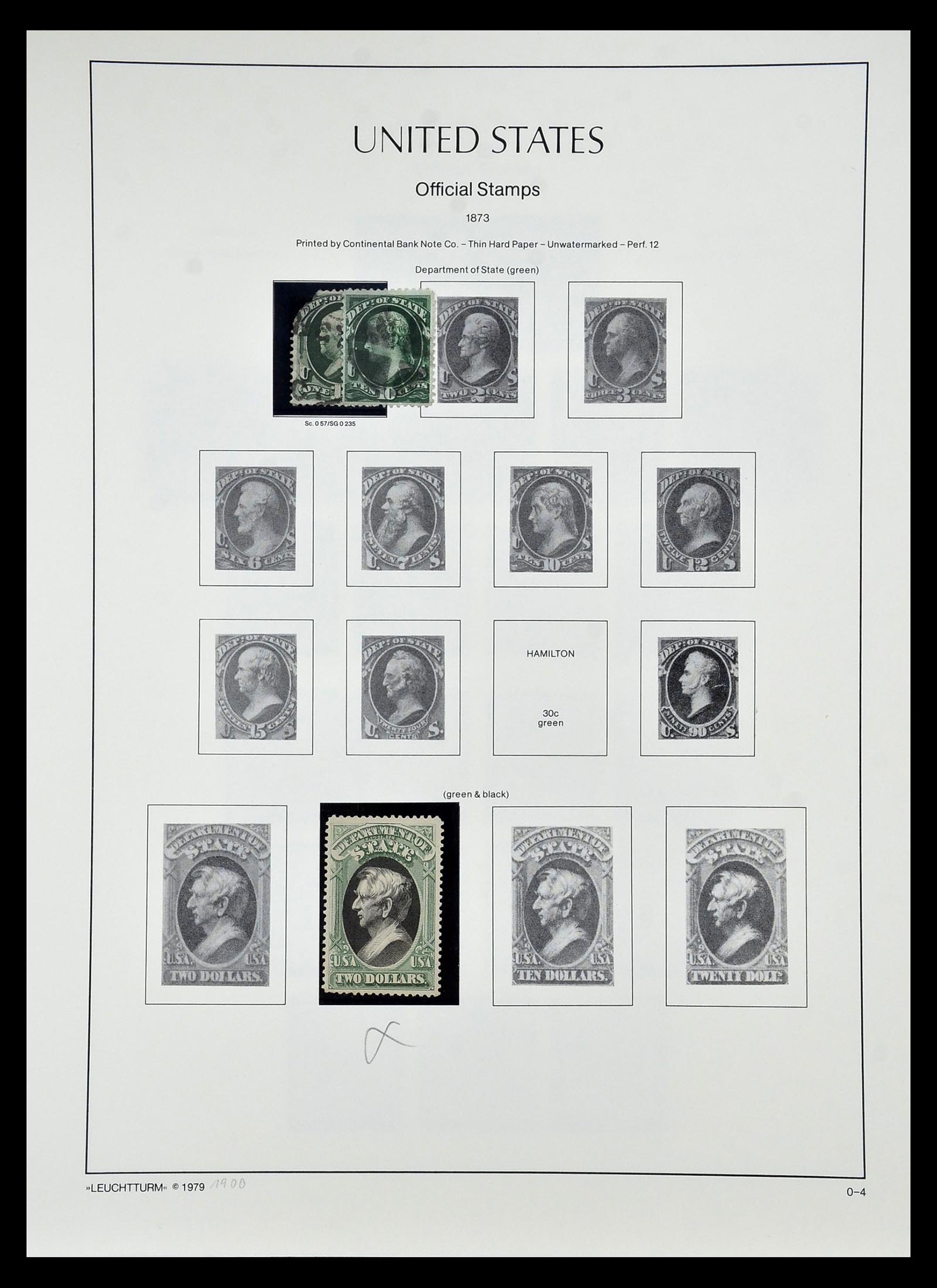 34910 058 - Stamp Collection 34910 USA 1851-1934.