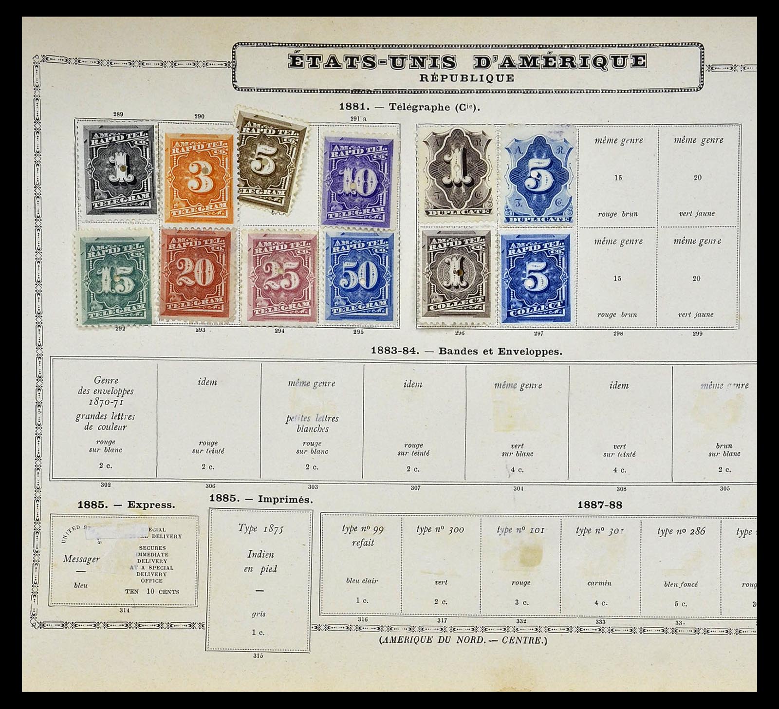 34910 075 - Stamp Collection 34910 USA 1851-1934.