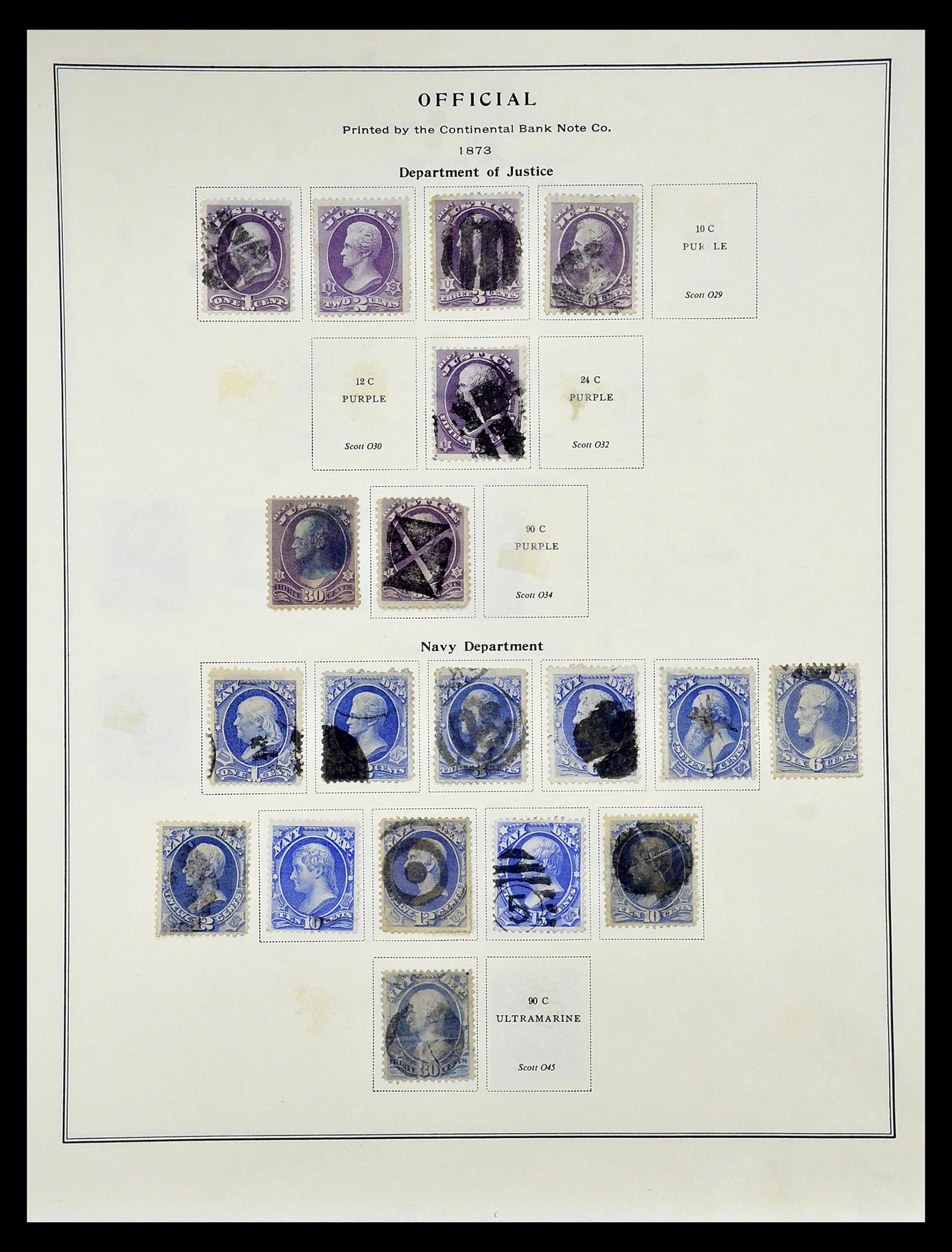 34910 078 - Stamp Collection 34910 USA 1851-1934.