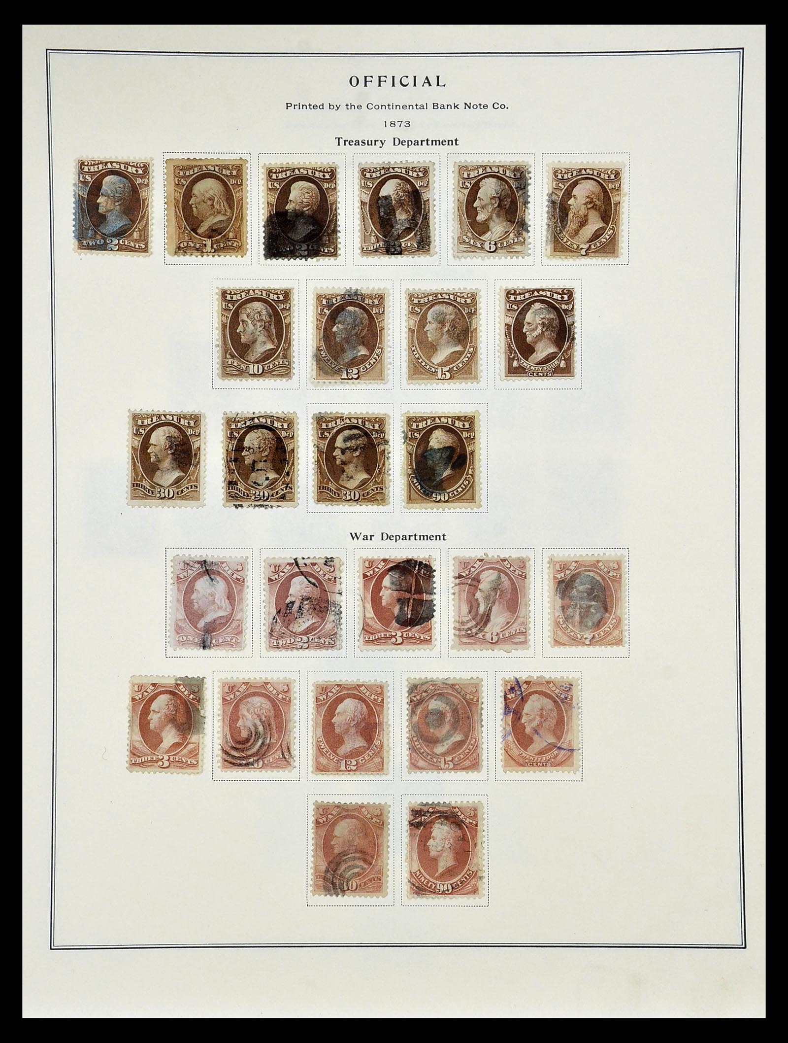 34910 082 - Stamp Collection 34910 USA 1851-1934.