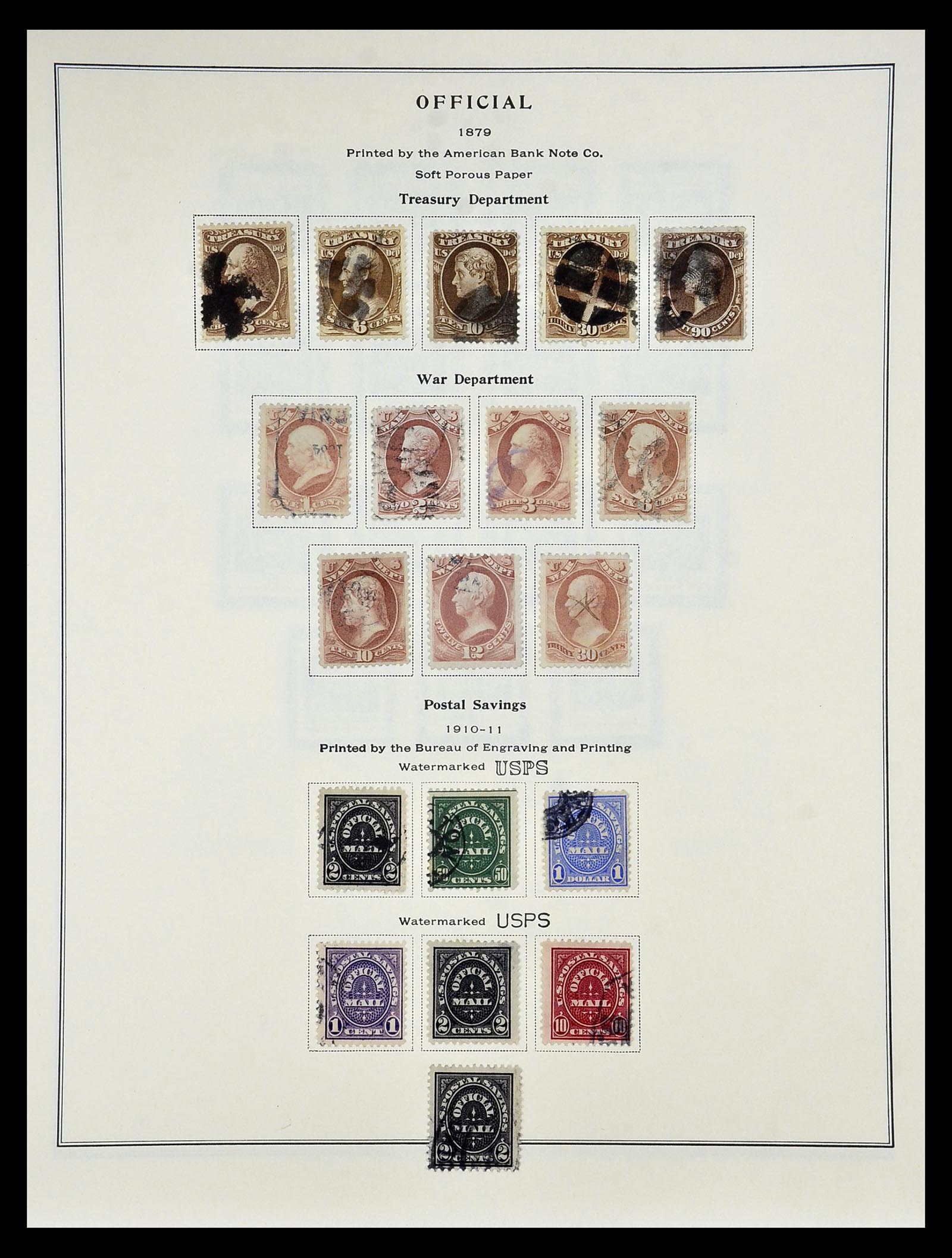 34910 084 - Stamp Collection 34910 USA 1851-1934.