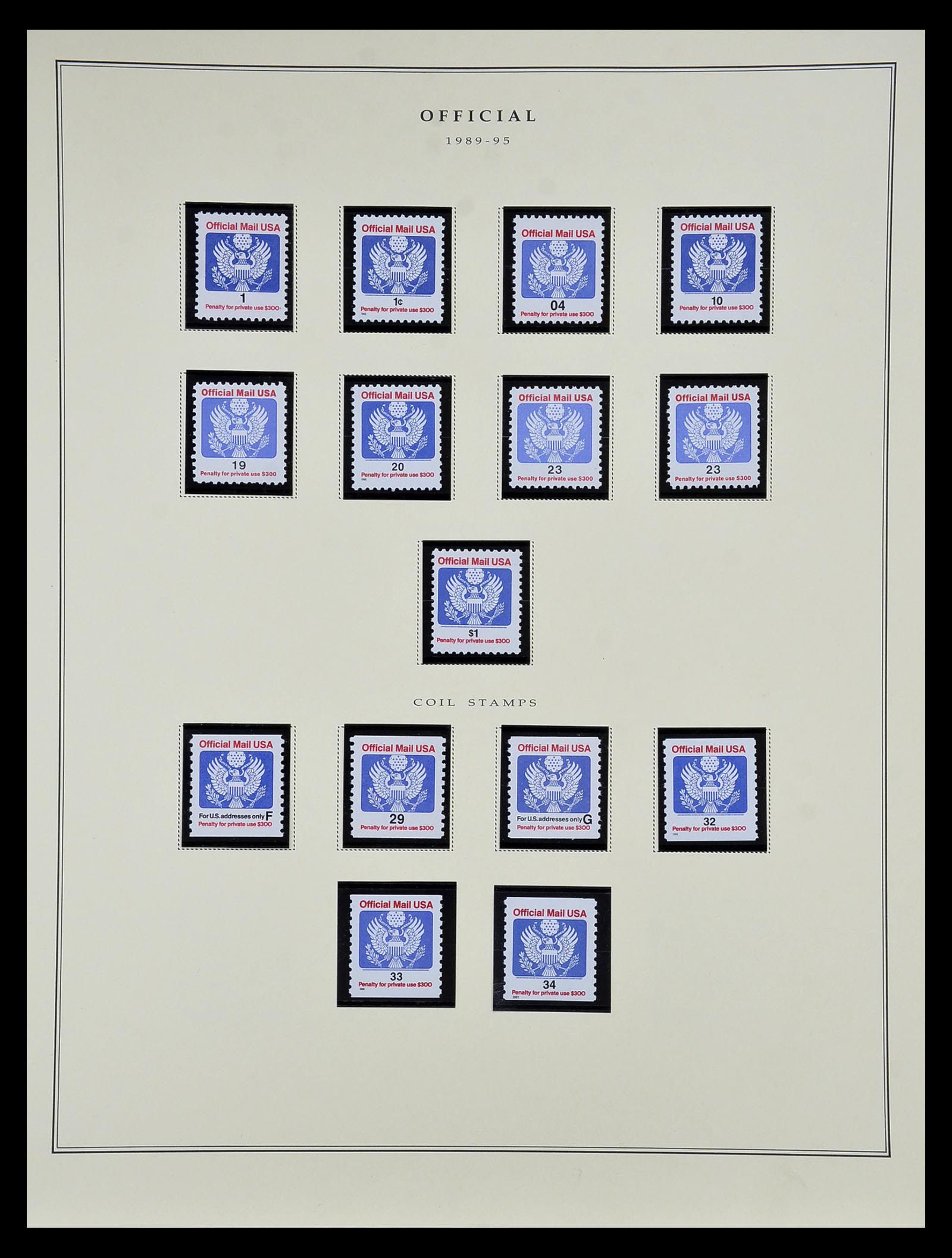 34910 086 - Stamp Collection 34910 USA 1851-1934.