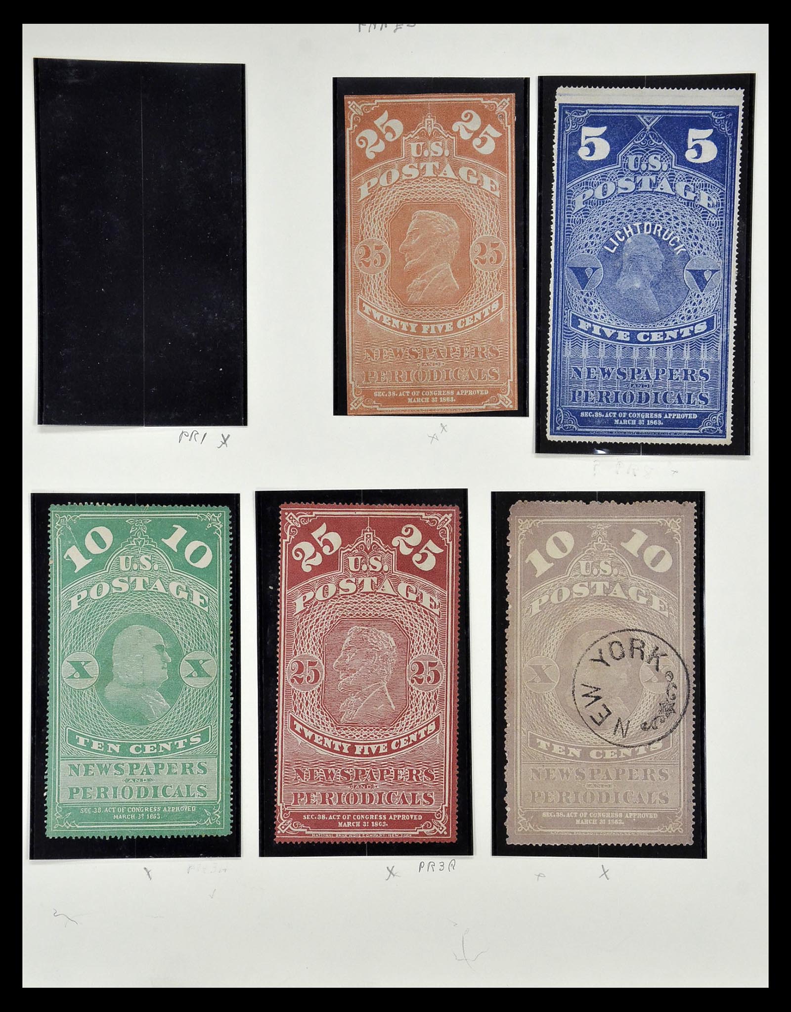 34910 089 - Stamp Collection 34910 USA 1851-1934.