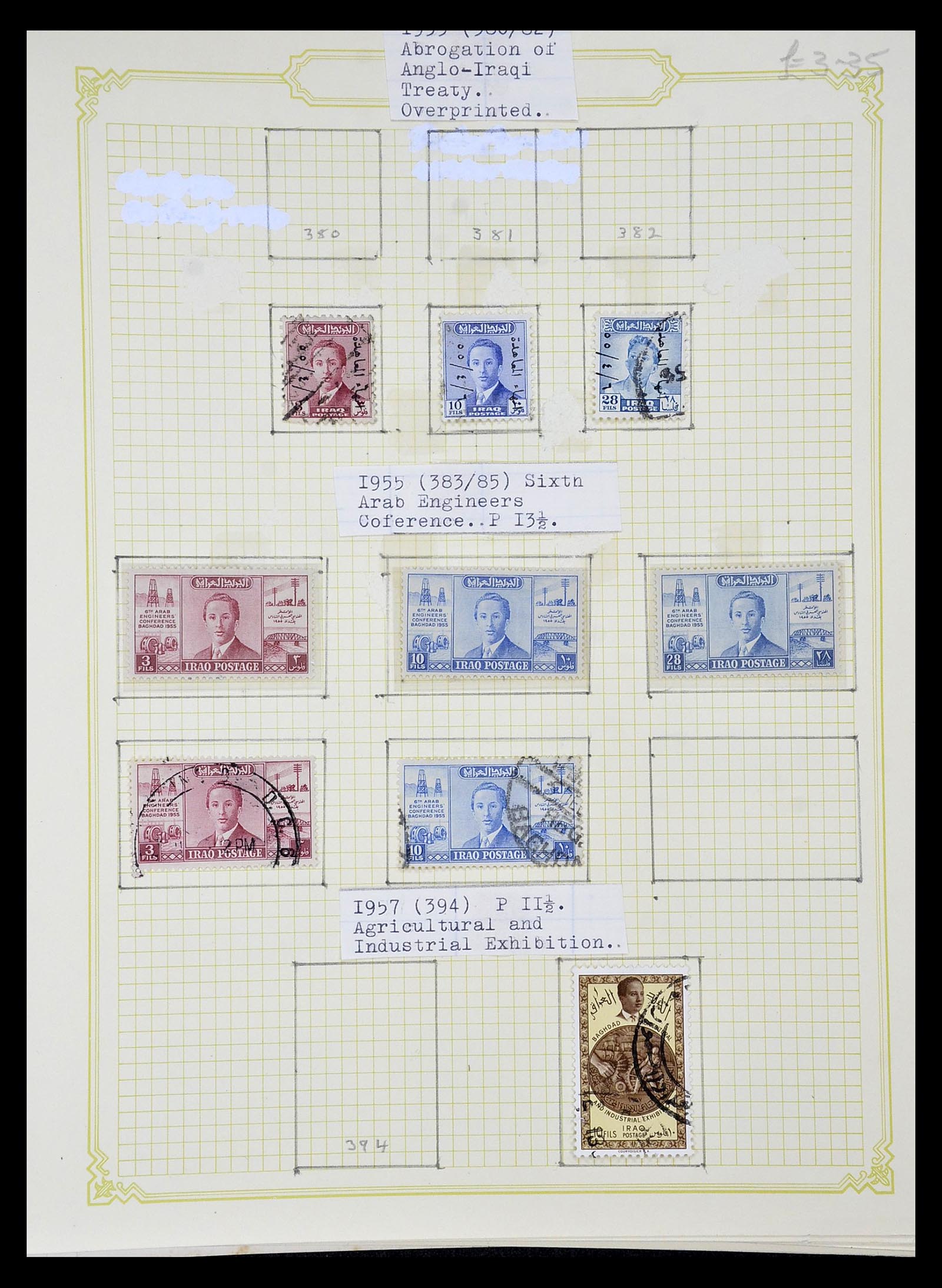 34911 039 - Postzegelverzameling 34911 Irak 1918-1977.