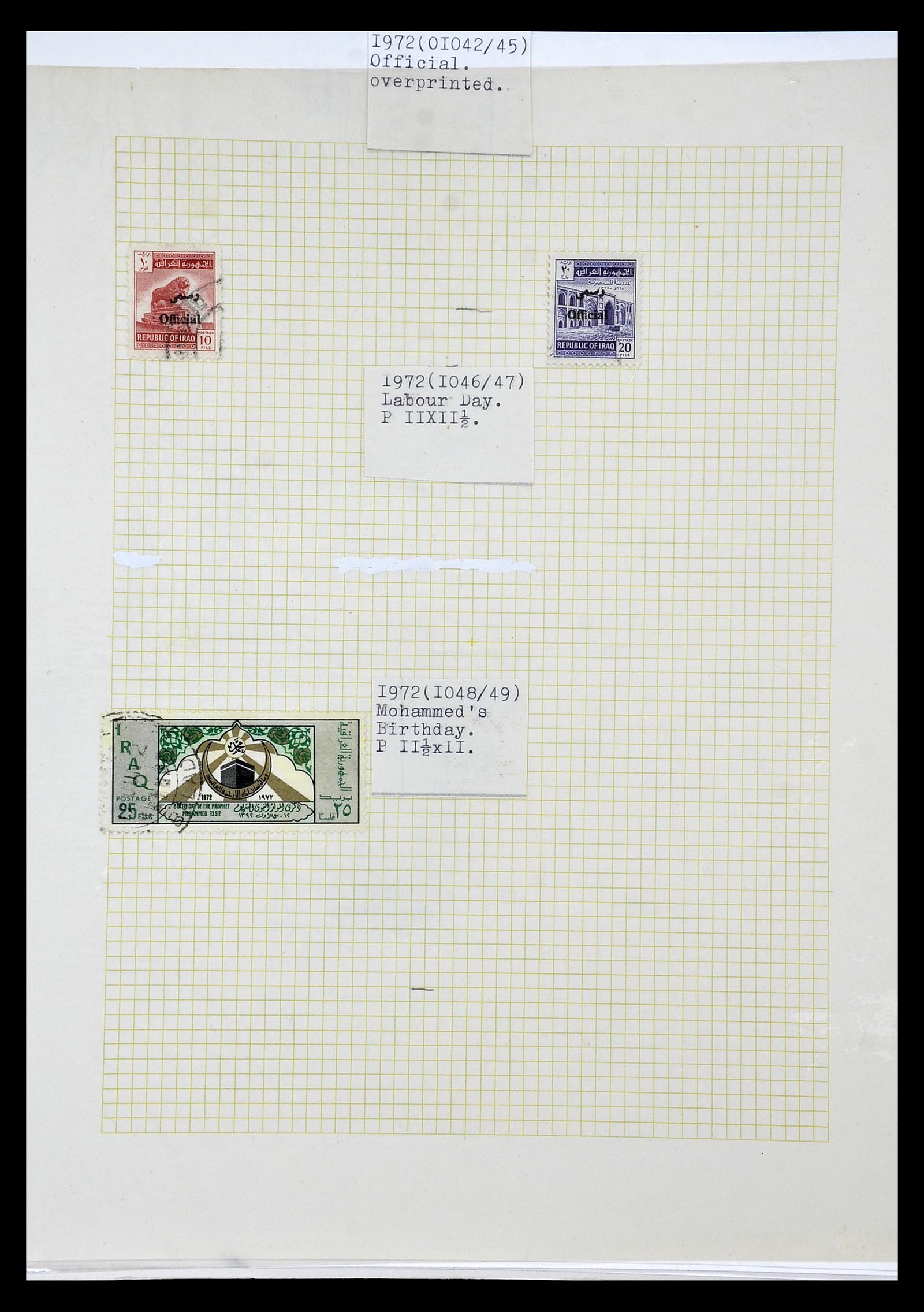 34911 103 - Postzegelverzameling 34911 Irak 1918-1977.