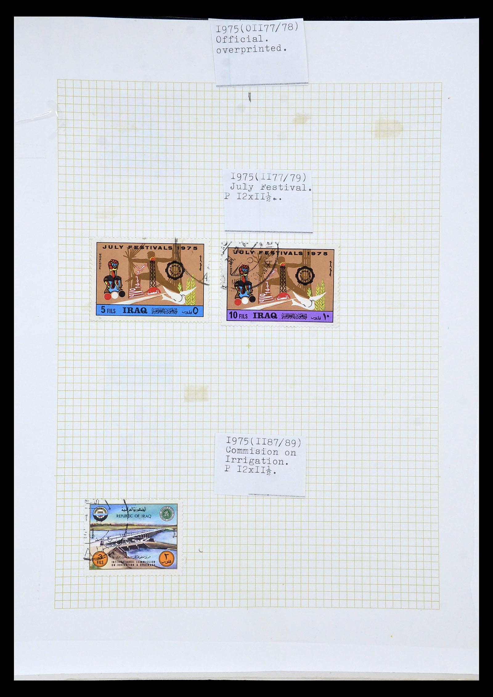 34911 114 - Postzegelverzameling 34911 Irak 1918-1977.
