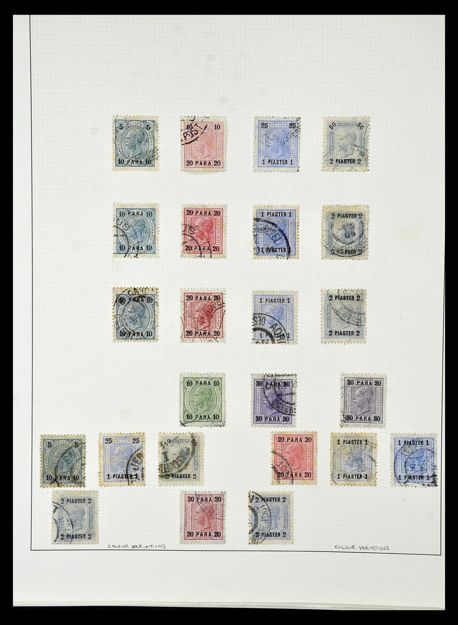 34912 007 - Stamp Collection 34912 Austrian territories 1867-1914.