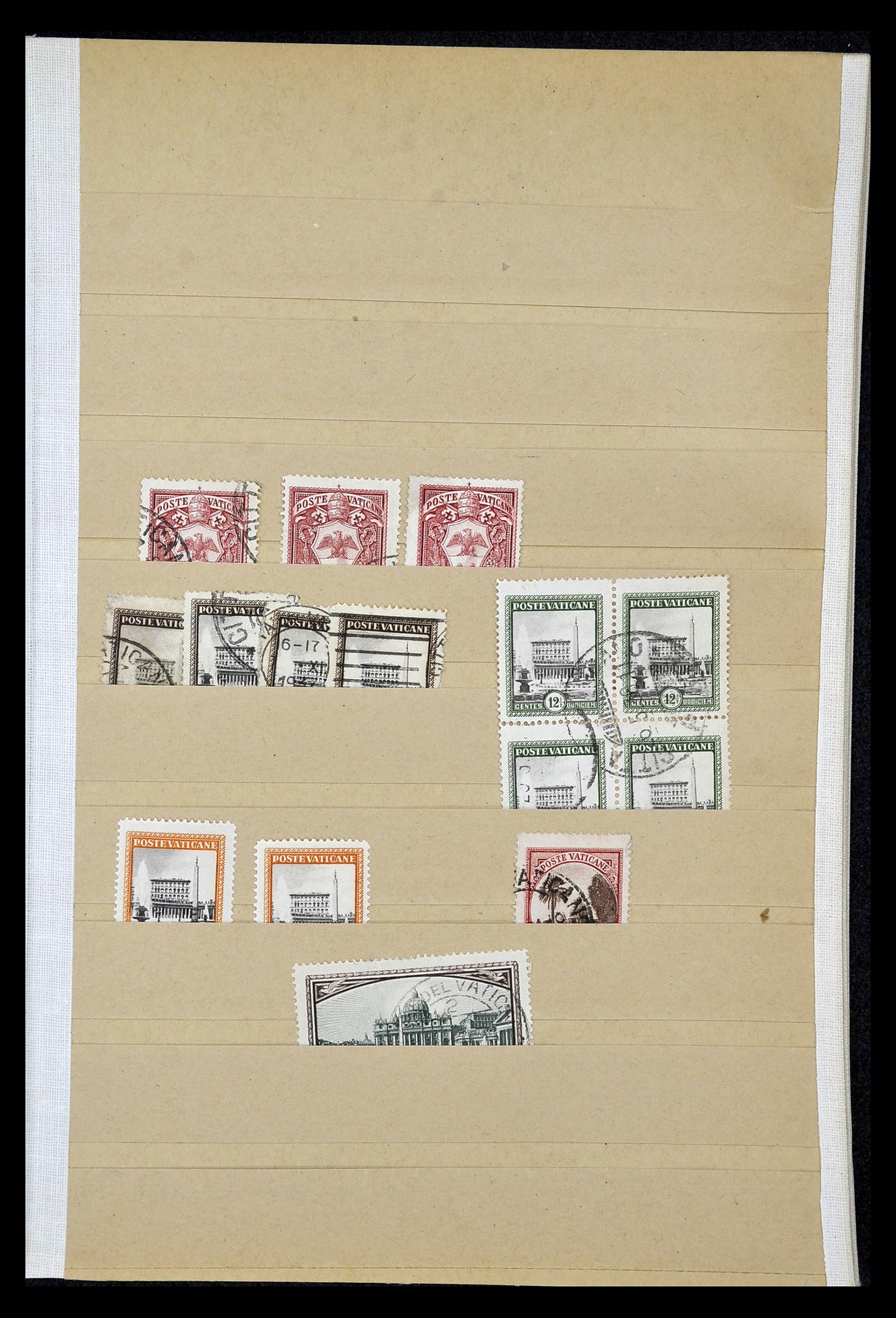 34913 009 - Postzegelverzameling 34913 Vaticaan 1929-1939.