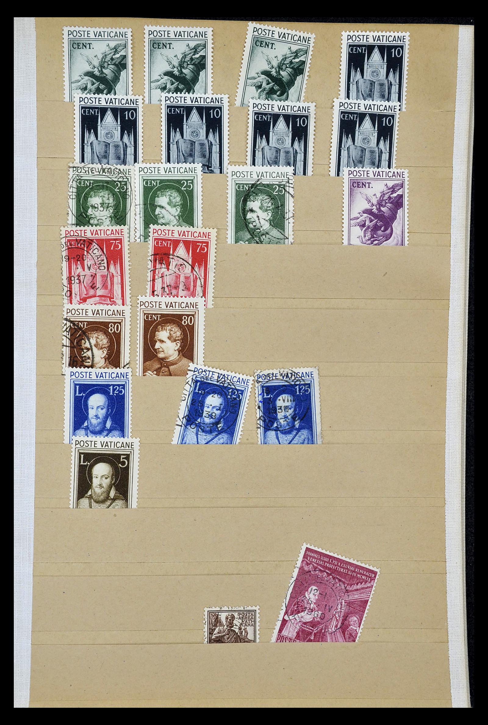 34913 011 - Postzegelverzameling 34913 Vaticaan 1929-1939.