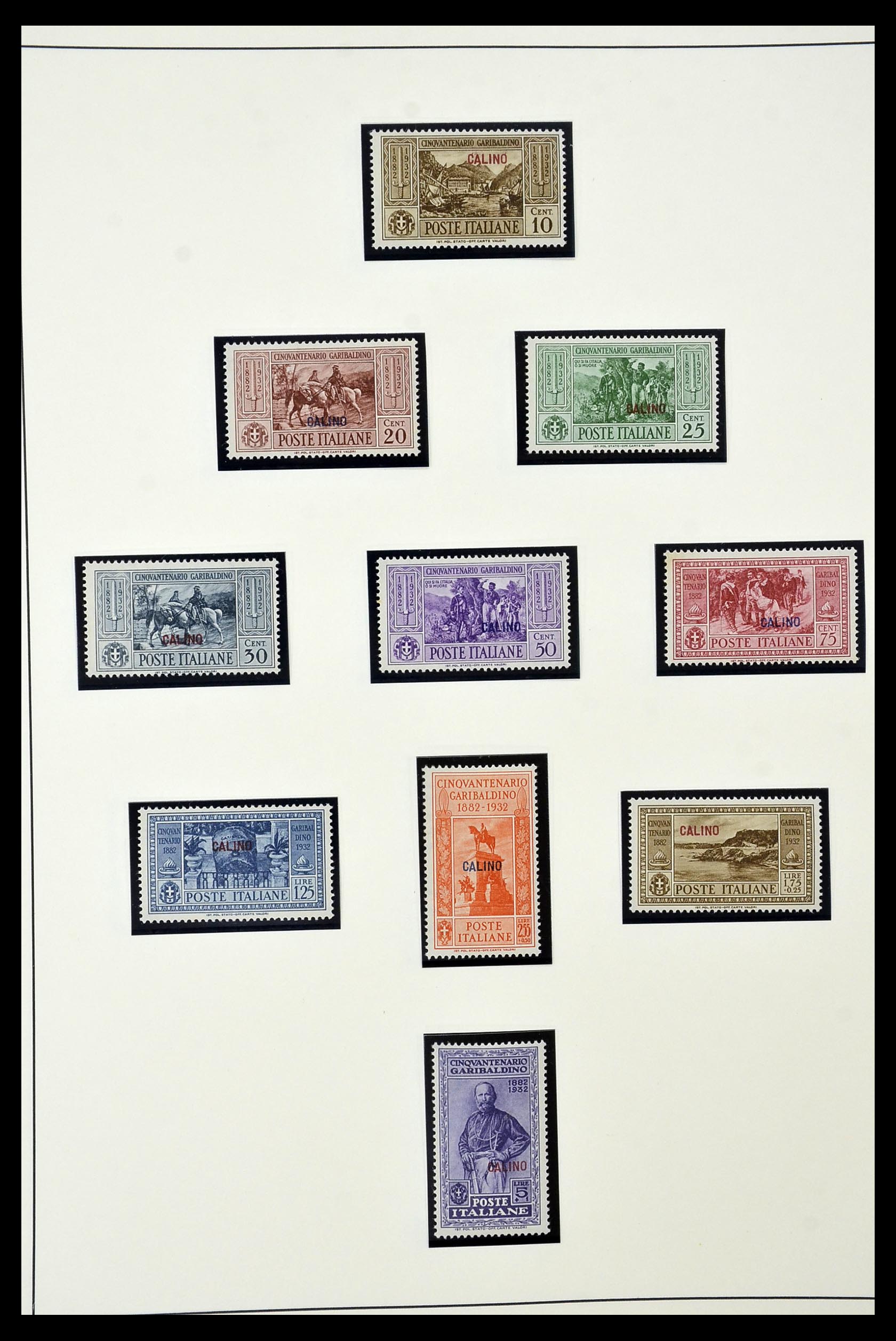 34915 019 - Postzegelverzameling 34915 Italiaans Egeïsche eilanden 1912-1944.