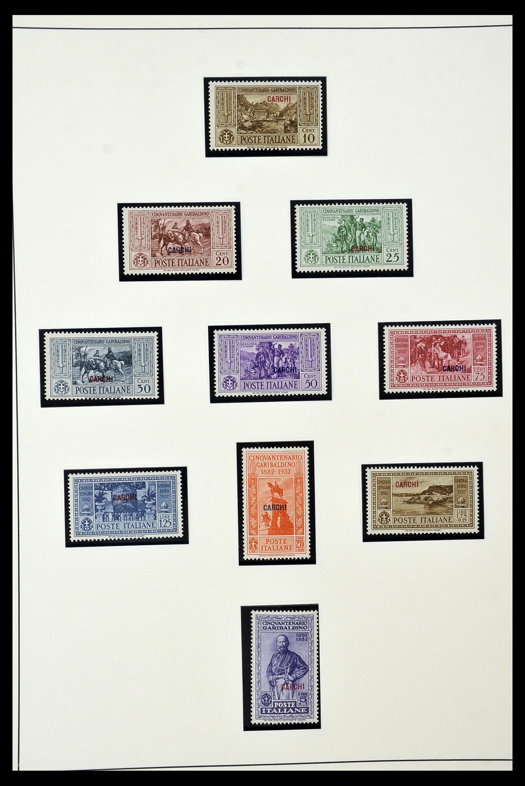 34915 020 - Postzegelverzameling 34915 Italiaans Egeïsche eilanden 1912-1944.