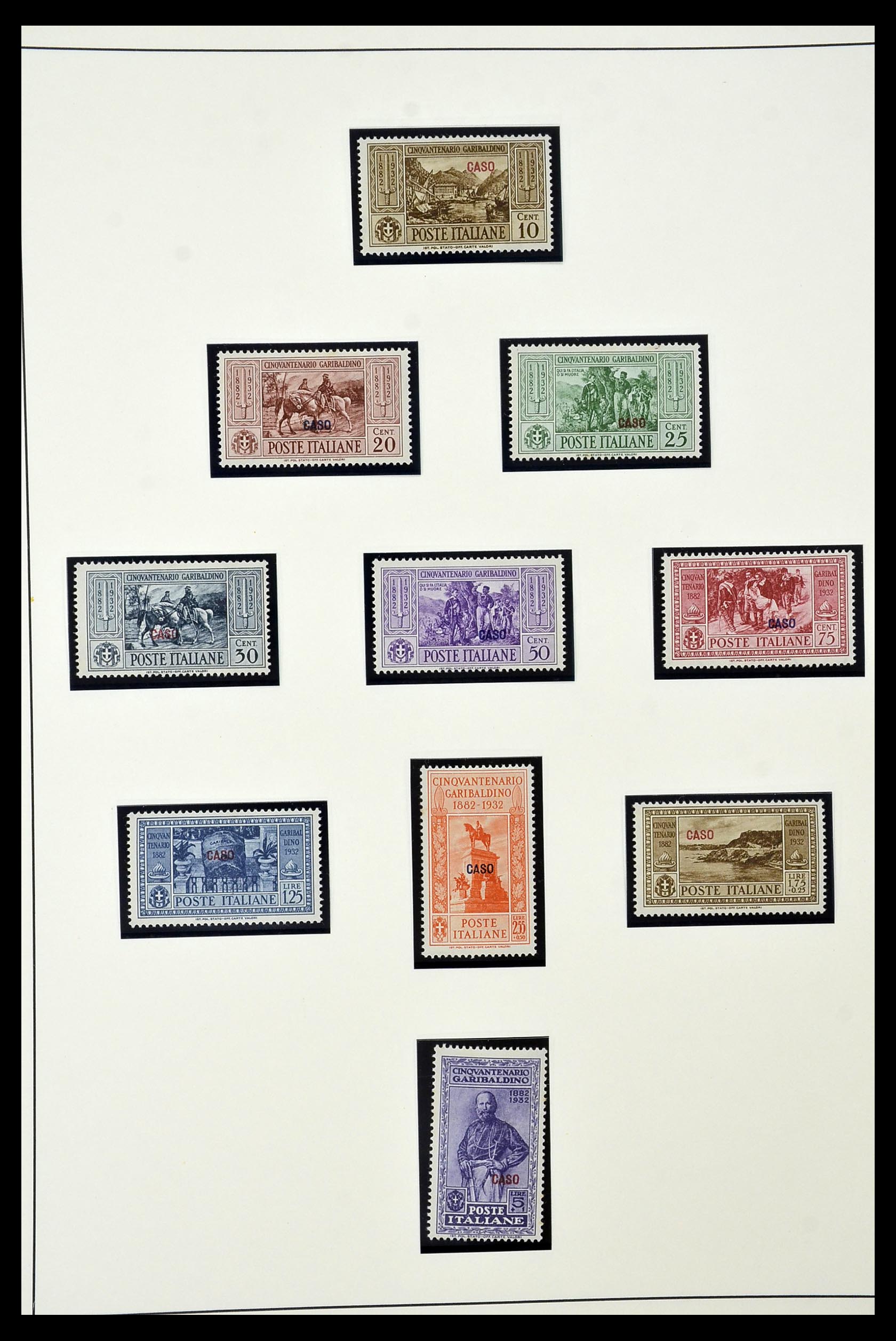 34915 021 - Postzegelverzameling 34915 Italiaans Egeïsche eilanden 1912-1944.