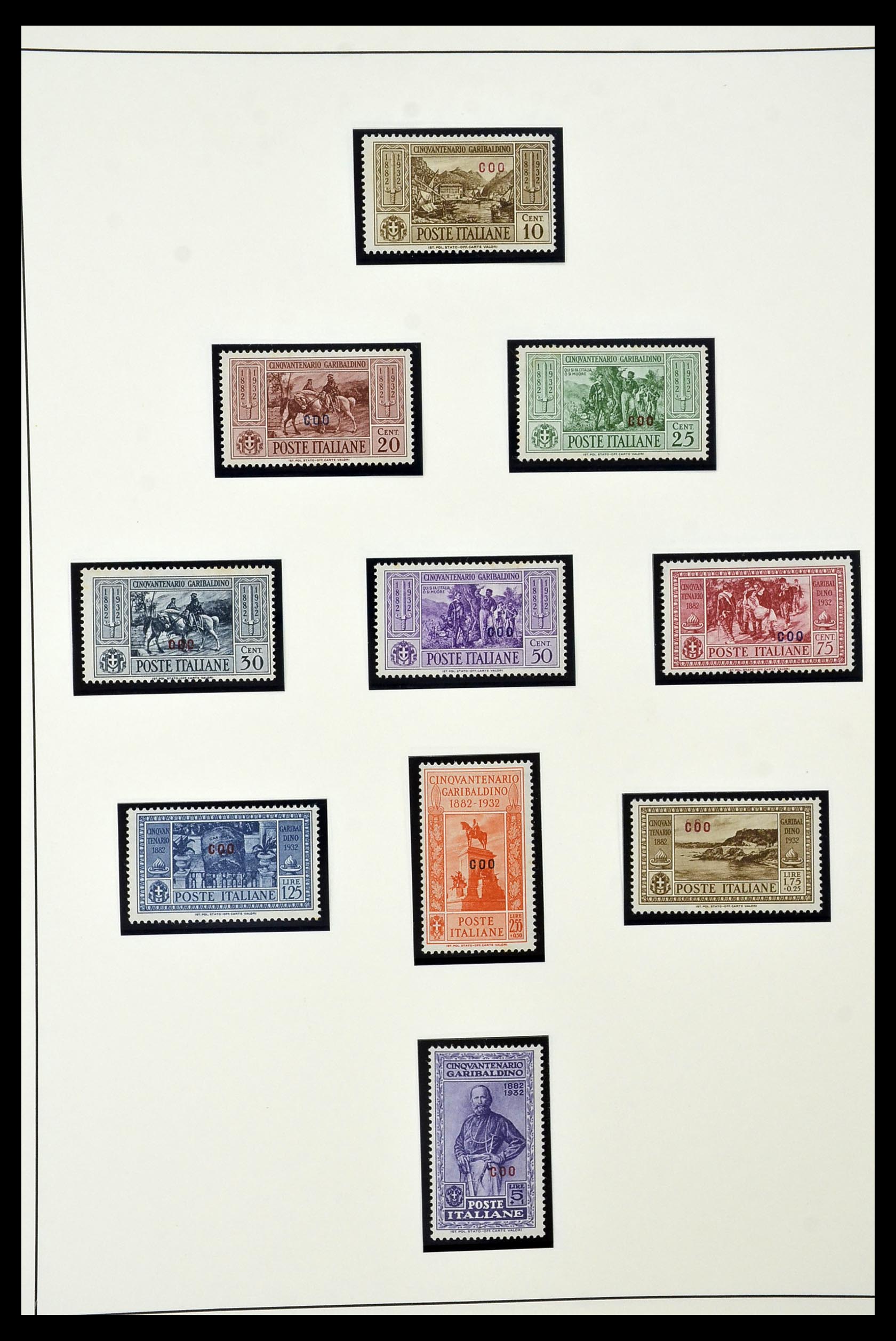 34915 022 - Postzegelverzameling 34915 Italiaans Egeïsche eilanden 1912-1944.