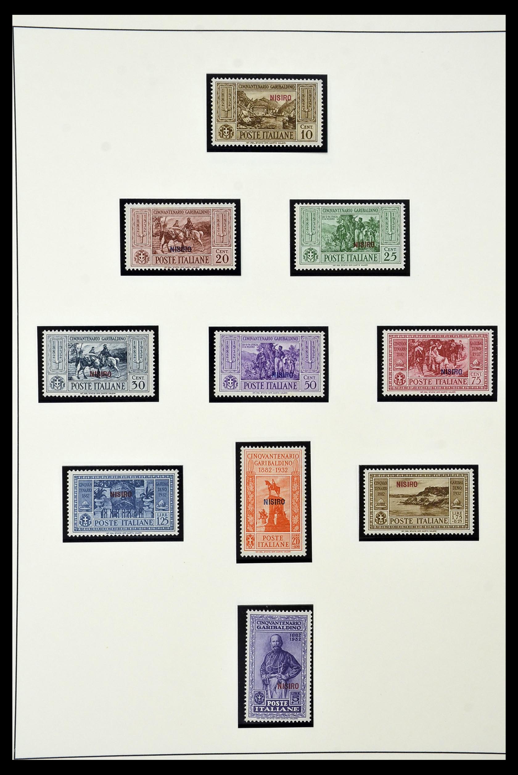 34915 025 - Postzegelverzameling 34915 Italiaans Egeïsche eilanden 1912-1944.