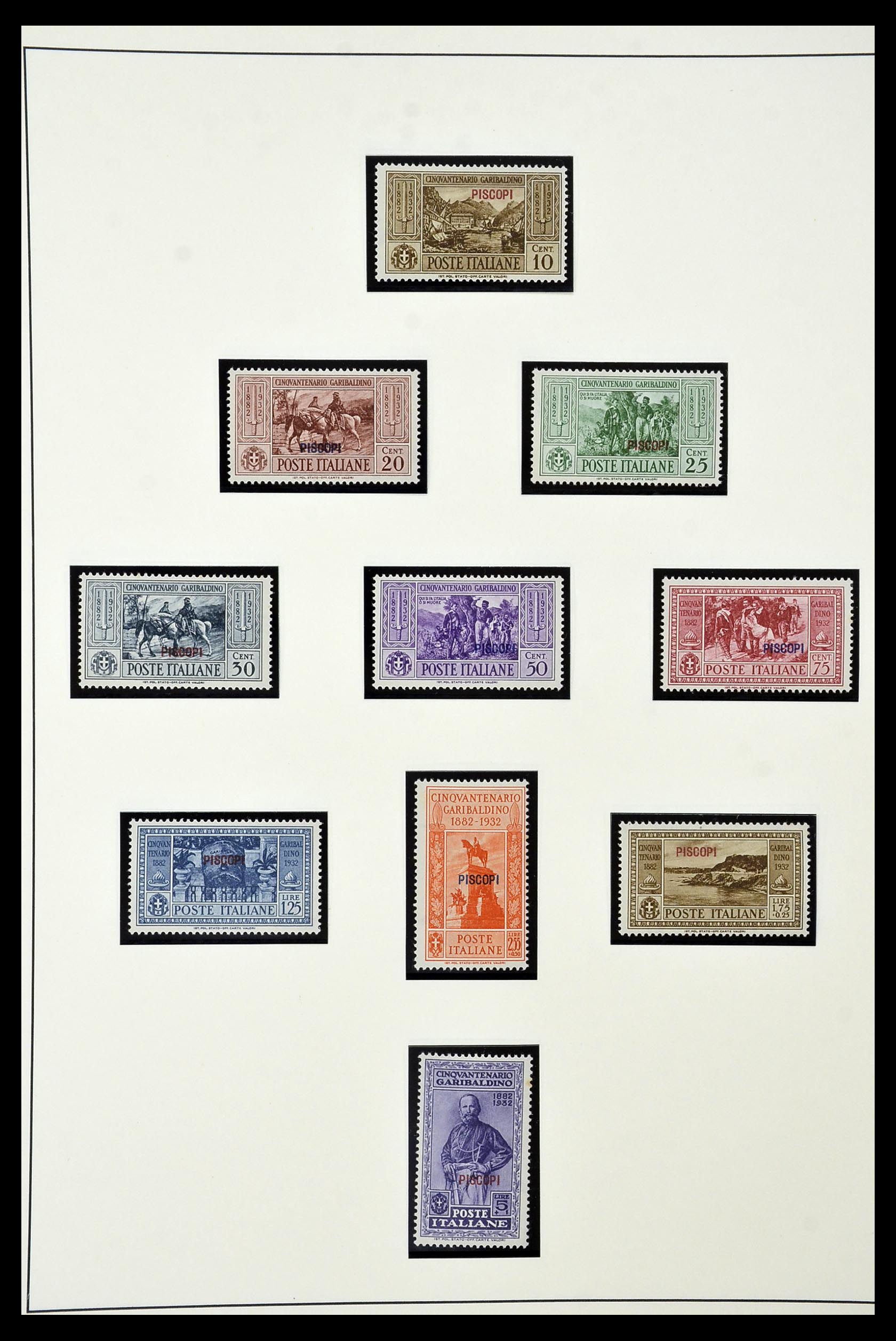 34915 027 - Postzegelverzameling 34915 Italiaans Egeïsche eilanden 1912-1944.
