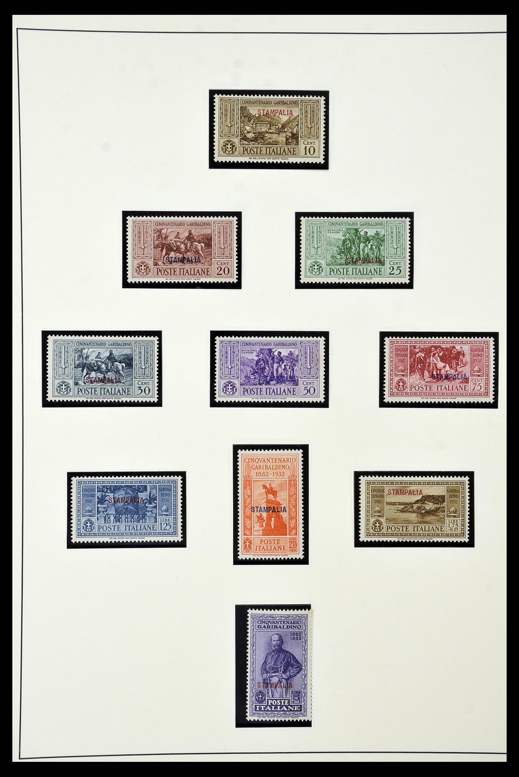 34915 031 - Postzegelverzameling 34915 Italiaans Egeïsche eilanden 1912-1944.