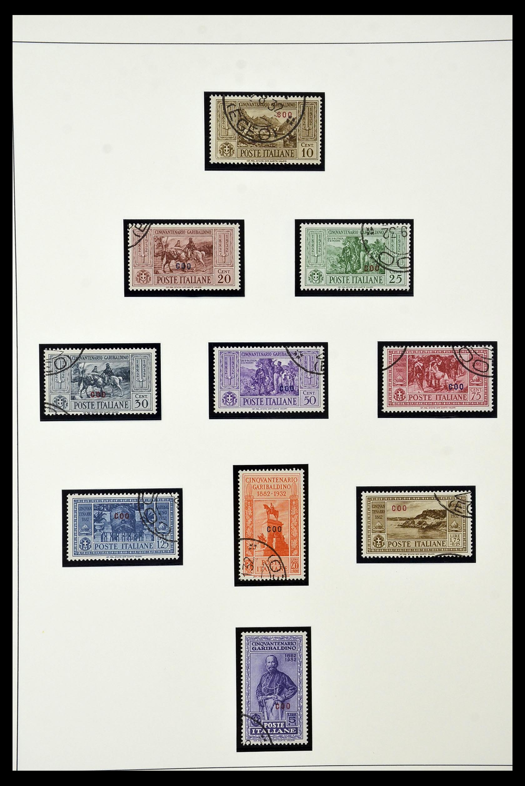 34915 036 - Postzegelverzameling 34915 Italiaans Egeïsche eilanden 1912-1944.