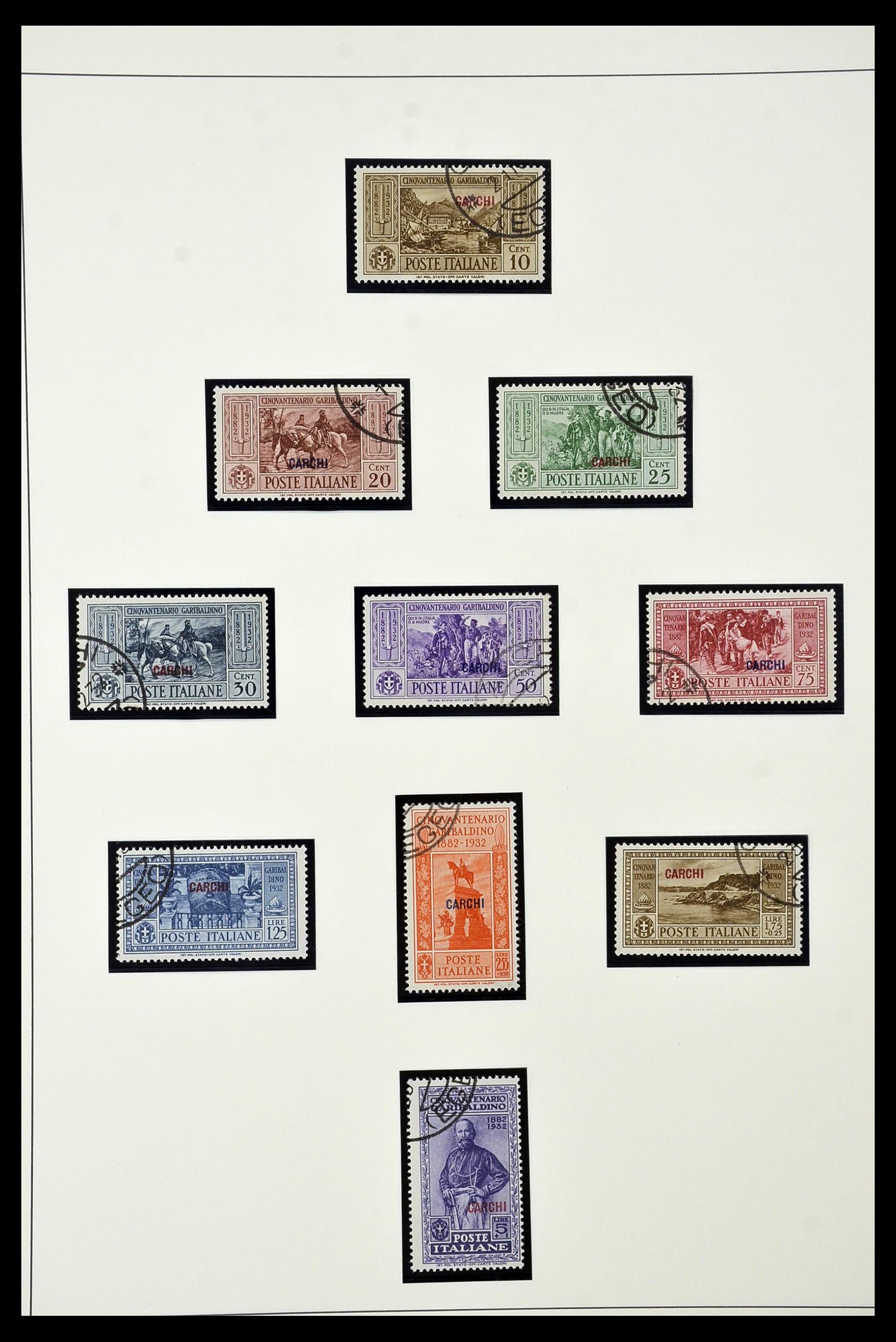 34915 037 - Postzegelverzameling 34915 Italiaans Egeïsche eilanden 1912-1944.