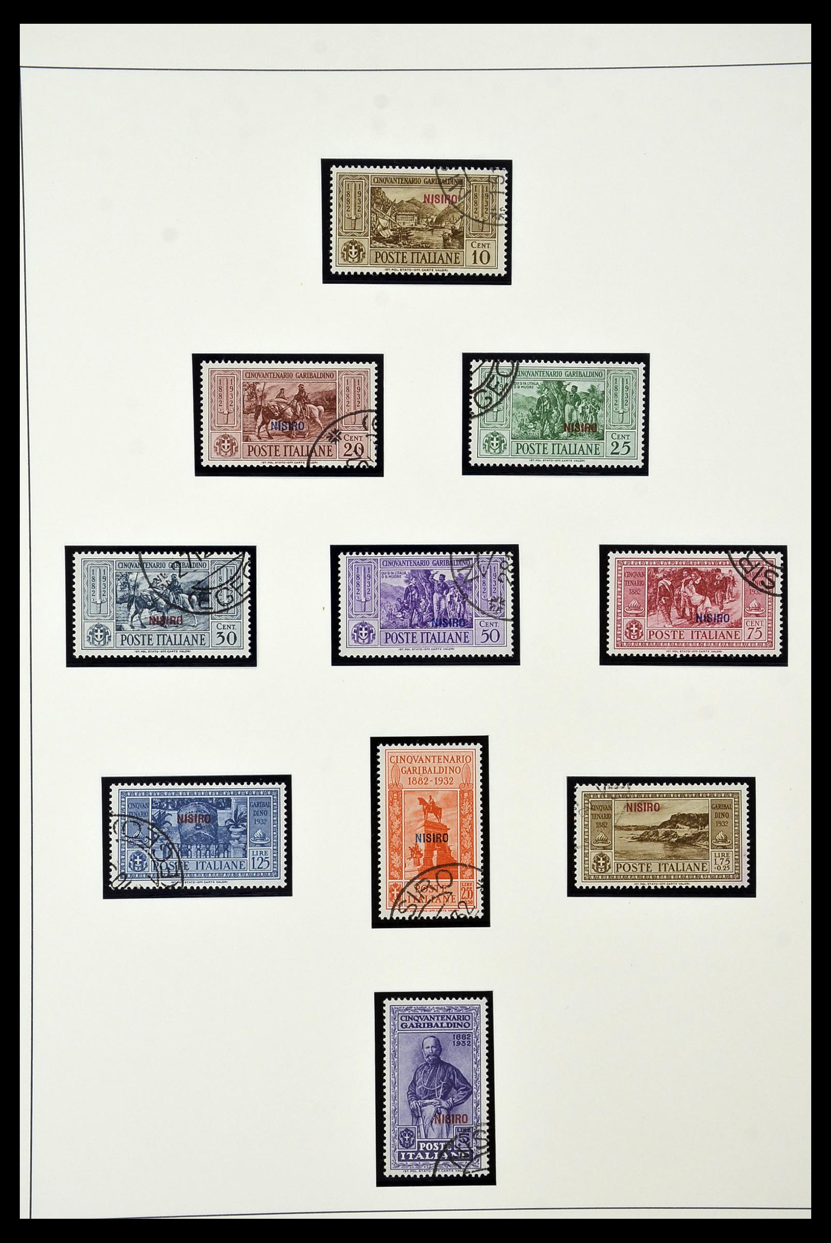 34915 040 - Stamp Collection 34915 Italian Aegean Islands 1912-1944.