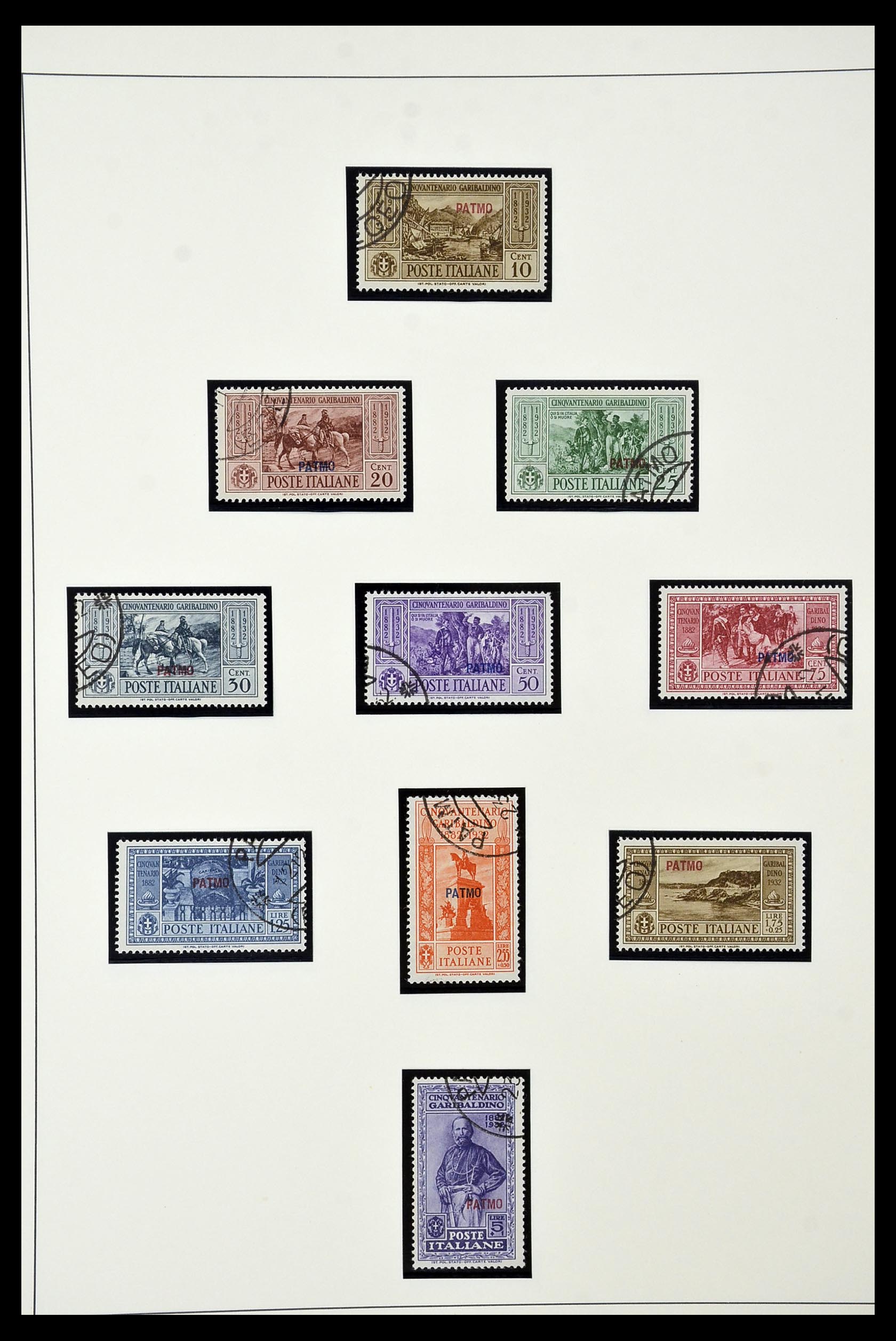 34915 041 - Postzegelverzameling 34915 Italiaans Egeïsche eilanden 1912-1944.
