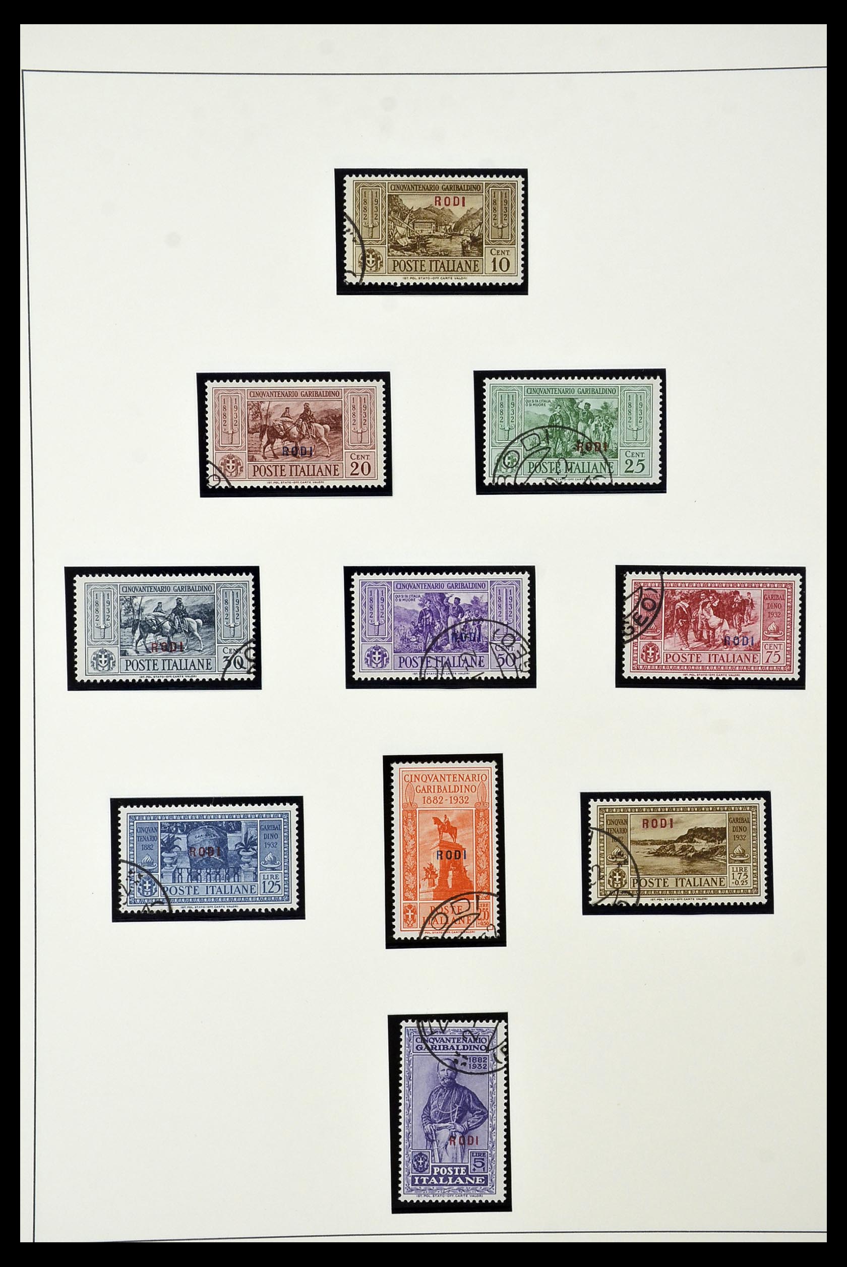 34915 043 - Postzegelverzameling 34915 Italiaans Egeïsche eilanden 1912-1944.
