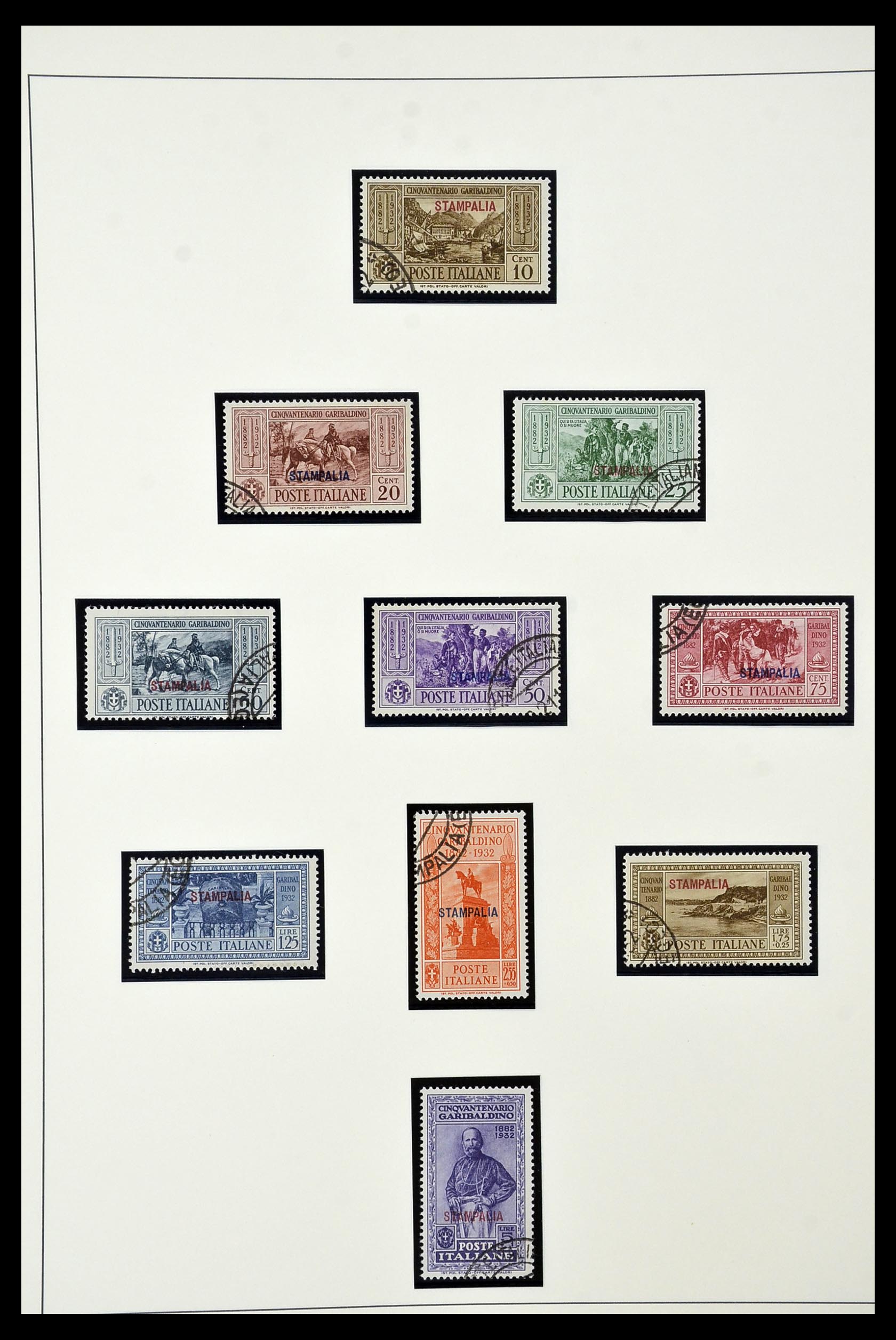 34915 046 - Postzegelverzameling 34915 Italiaans Egeïsche eilanden 1912-1944.