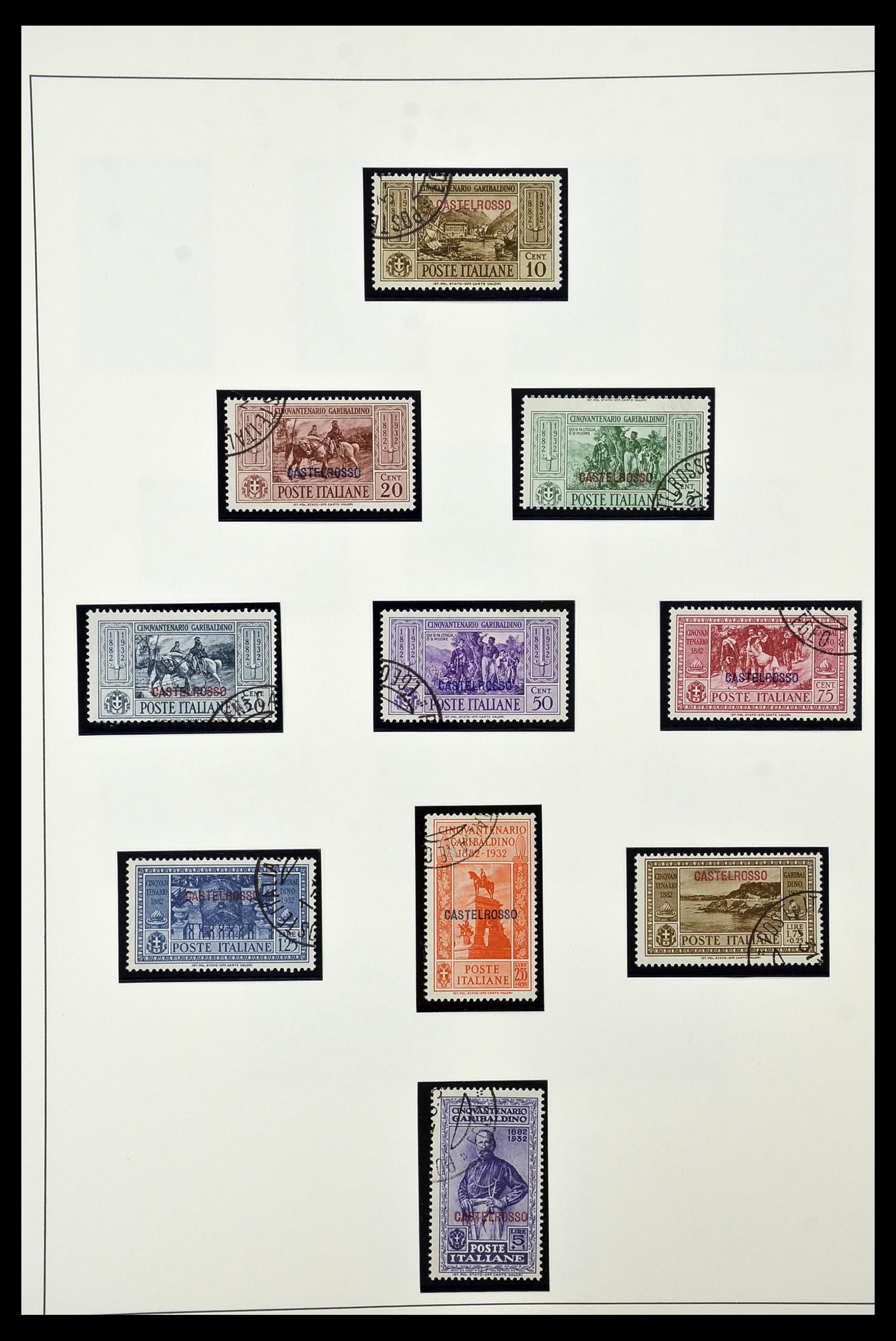 34915 047 - Postzegelverzameling 34915 Italiaans Egeïsche eilanden 1912-1944.