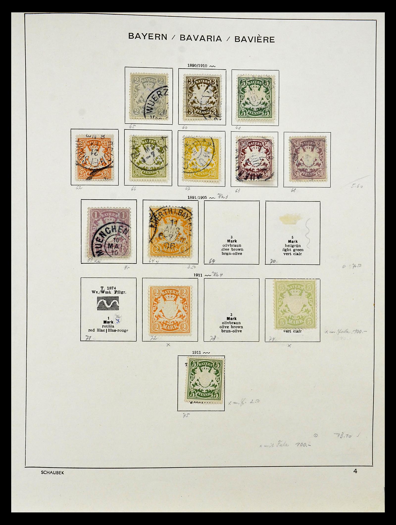34916 007 - Postzegelverzameling 34916 Oud Duitse Staten 1849-1920.