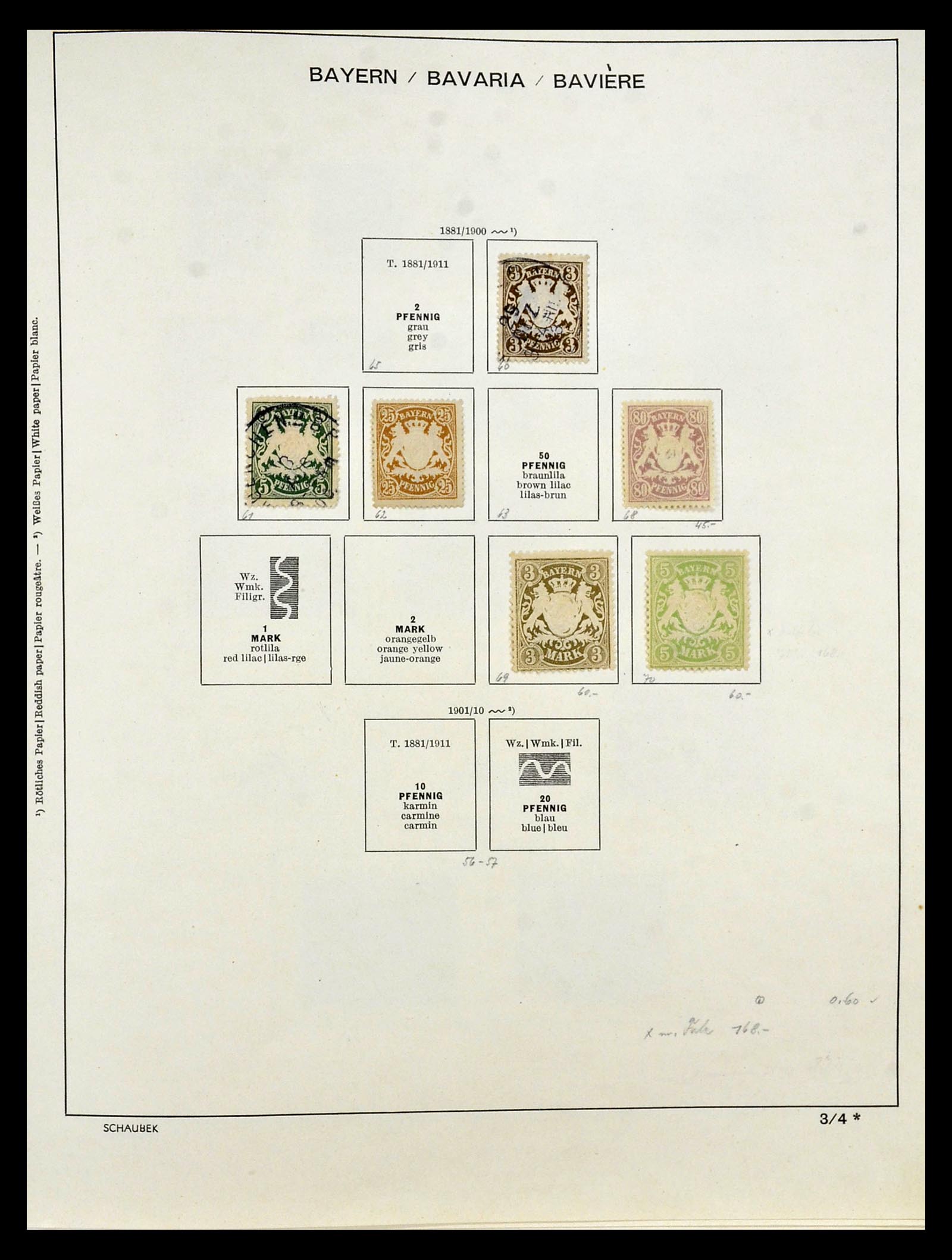 34916 008 - Stamp Collection 34916 Old German States 1849-1920.
